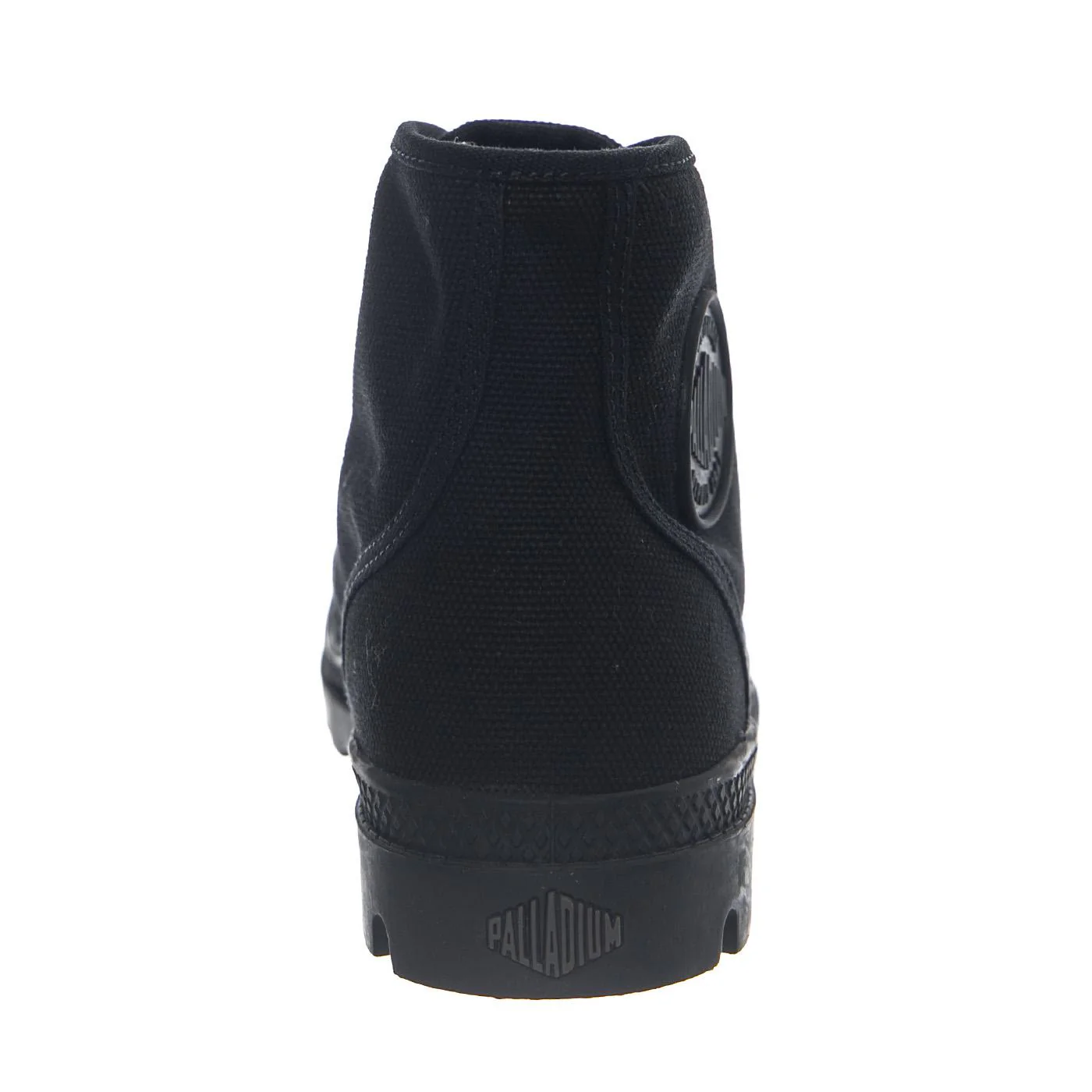Pampa Hi Black/Black -- Scarpe Tela Alte Nere Donna  Donna PALLADIUM - Image 4