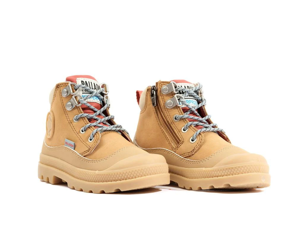 Pampa Hi Cuff Hkr Wp Dear Brown - Scarpe Stringate Profilo Alto Bambini Marroni Bambino PALLADIUM - Image 6