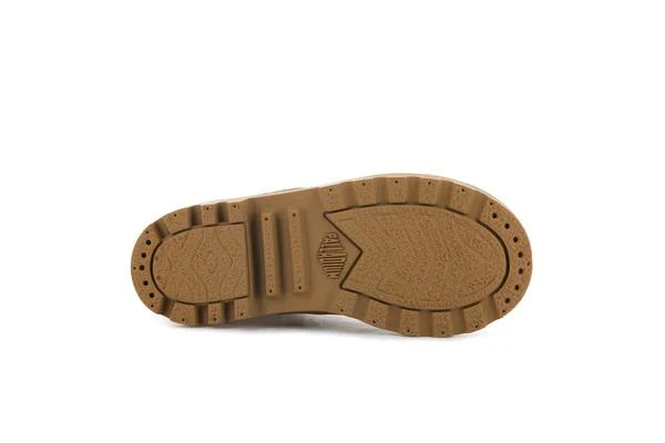 Pampa Hi Cuff Wps Oz Dear Brown - Scarpe Stringate Profilo Alto Bambini Marroni Bambino PALLADIUM - Image 4