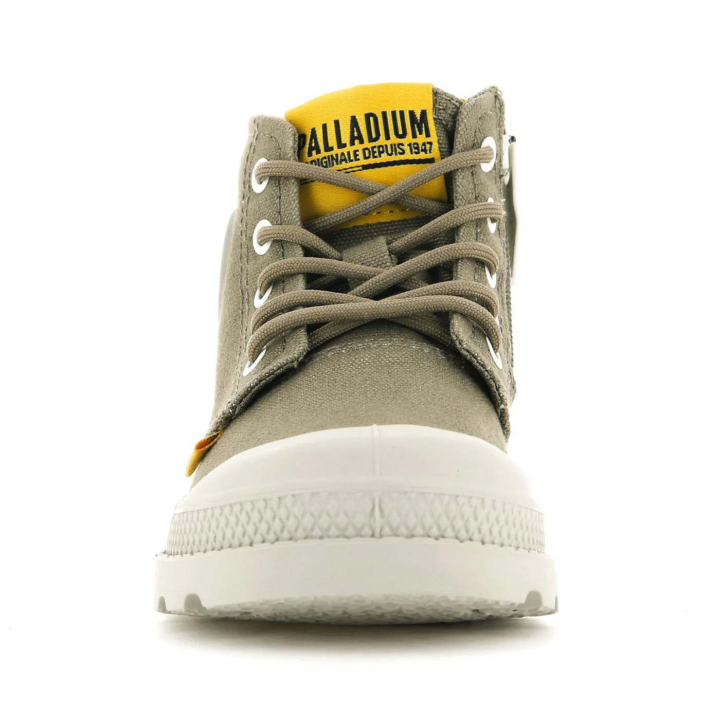 Pampa Supply Dusky Green - Scarpe Stringate Profilo Alto Bambino Verdi Bambino PALLADIUM - Image 3