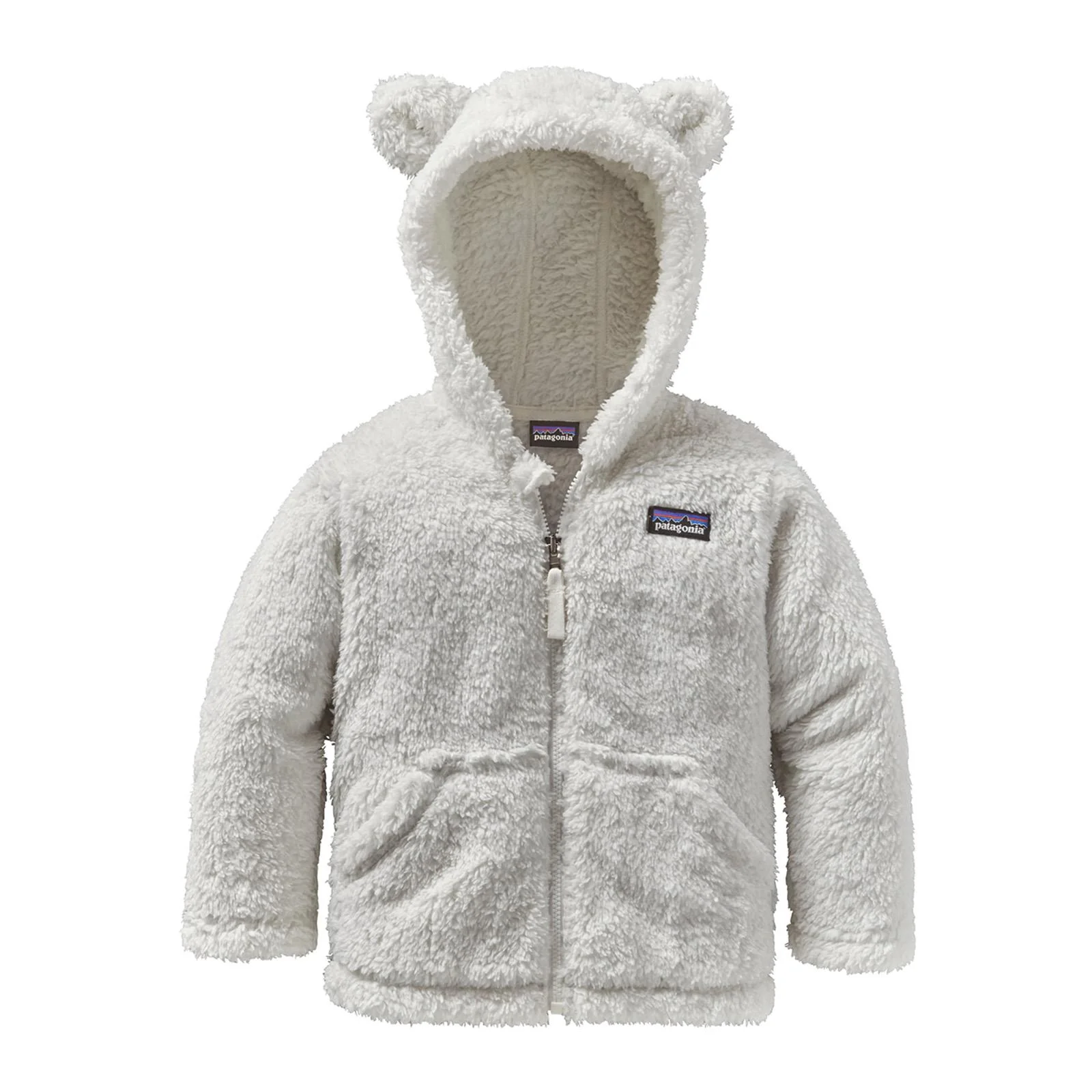 Baby Furry - Giacca Invernale con Cappuccio Bambino Bianca  Bambino PATAGONIA