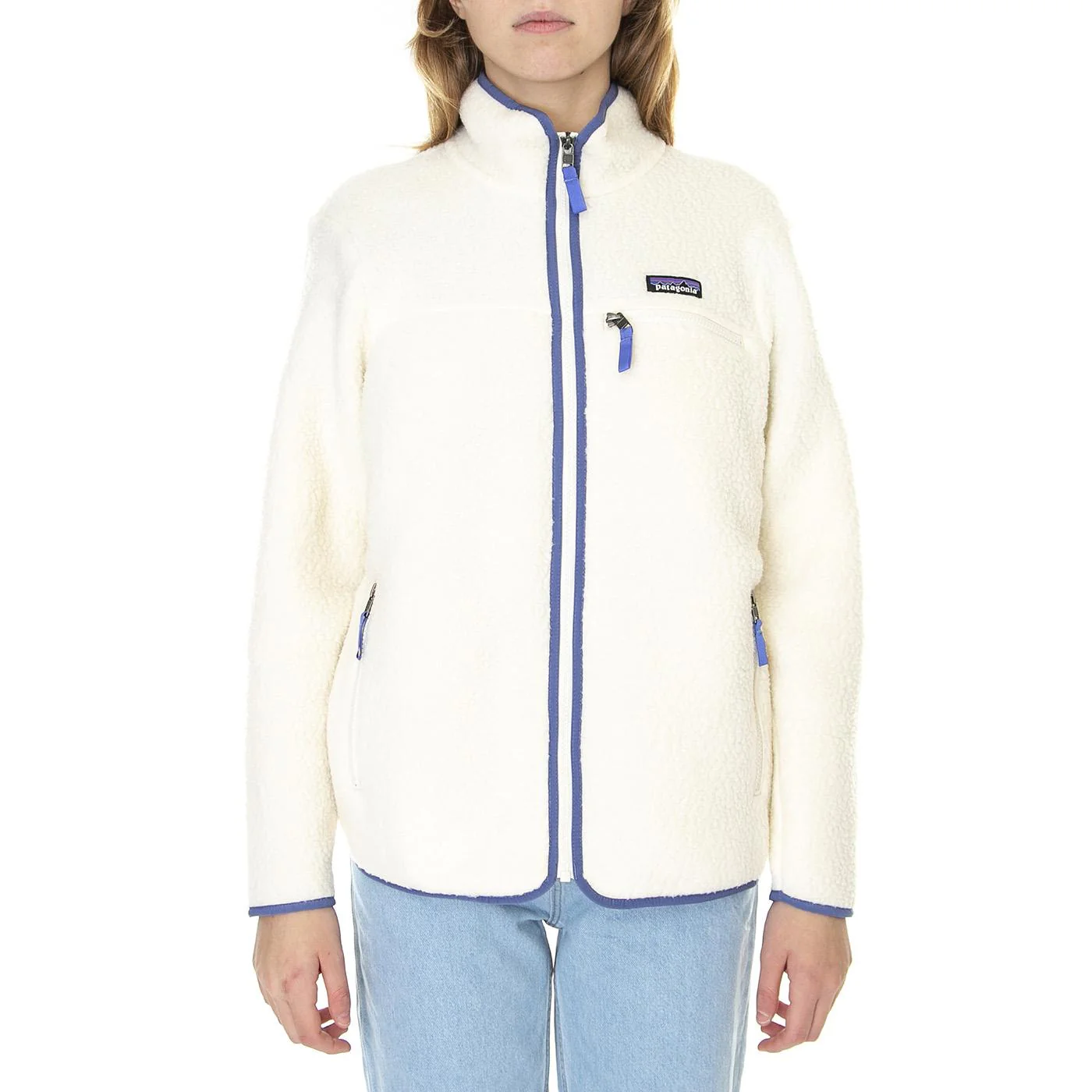 W's Retro Pile Jacket Natural - Giacca Invernale Donna Bianca  Donna PATAGONIA - Image 2