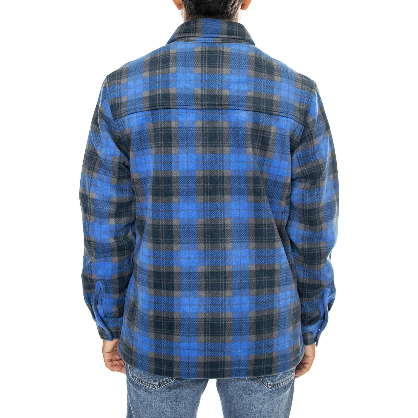 Checked Polar Fleece Vallarta Blue - Giacca Uomo Multicolore Uomo PENFIELD - Image 3
