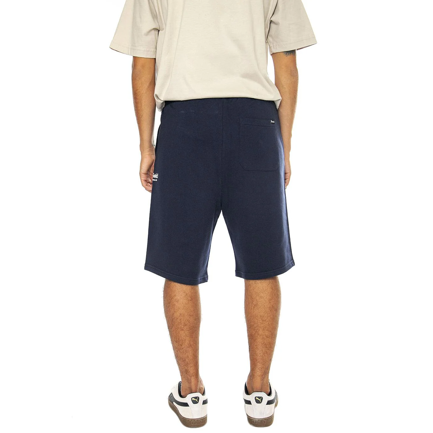 Hudson Script Sweat Short Navy Blazer - Bermuda in Felpa Uomo Blu  Uomo PENFIELD - Image 3