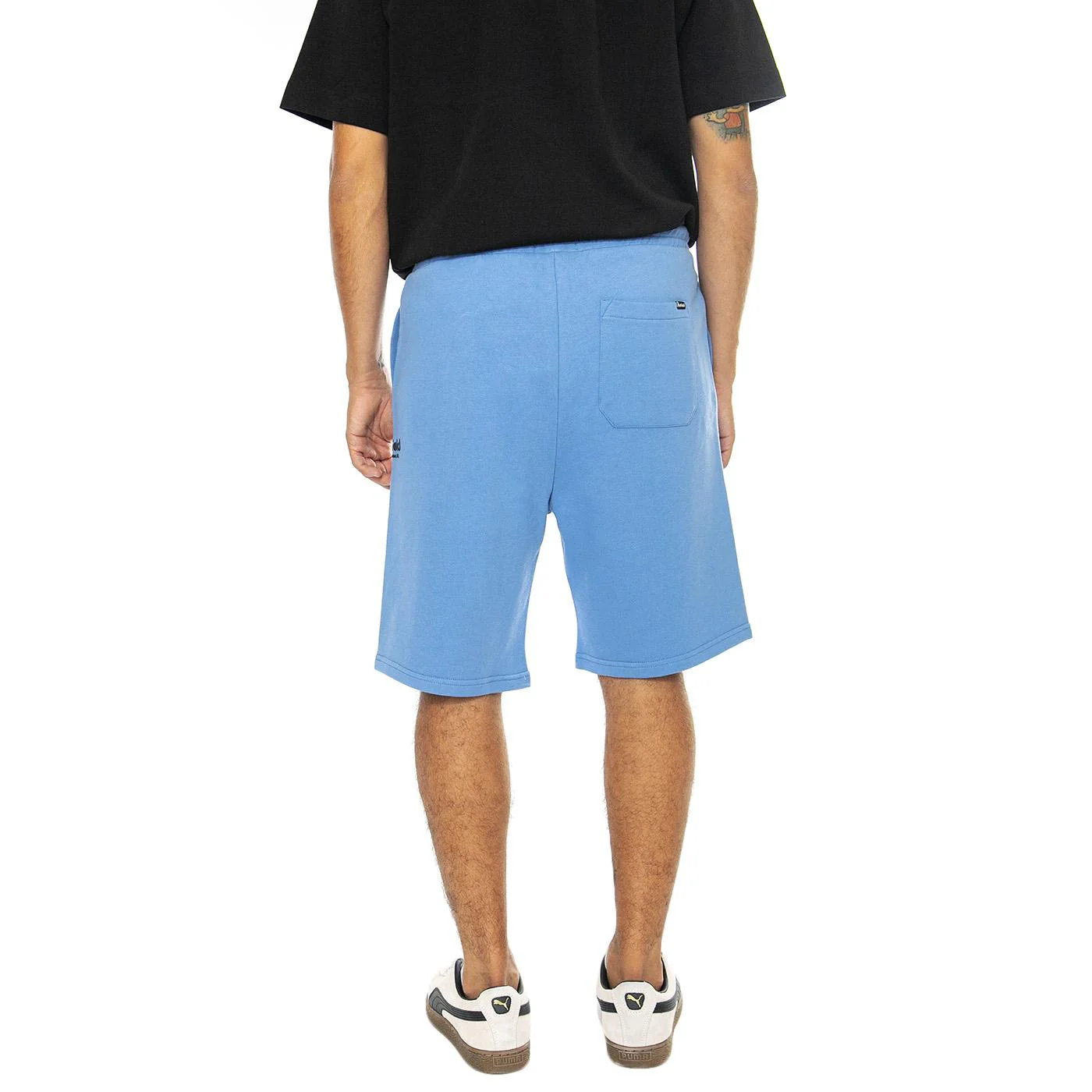 Hudson Script Sweat Short Riviera - Bermuda in Felpa Uomo Blu  Uomo PENFIELD - Image 3
