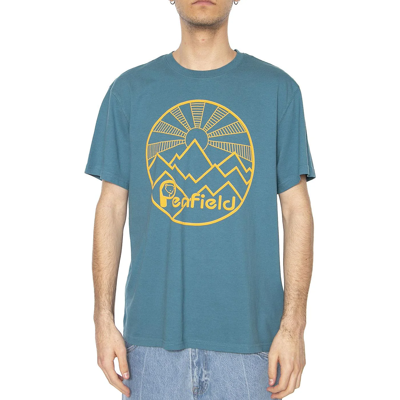 Penfield Circular Sun Mountain Dragonfly - Maglietta Girocollo Uomo Verde Uomo PENFIELD - Image 2