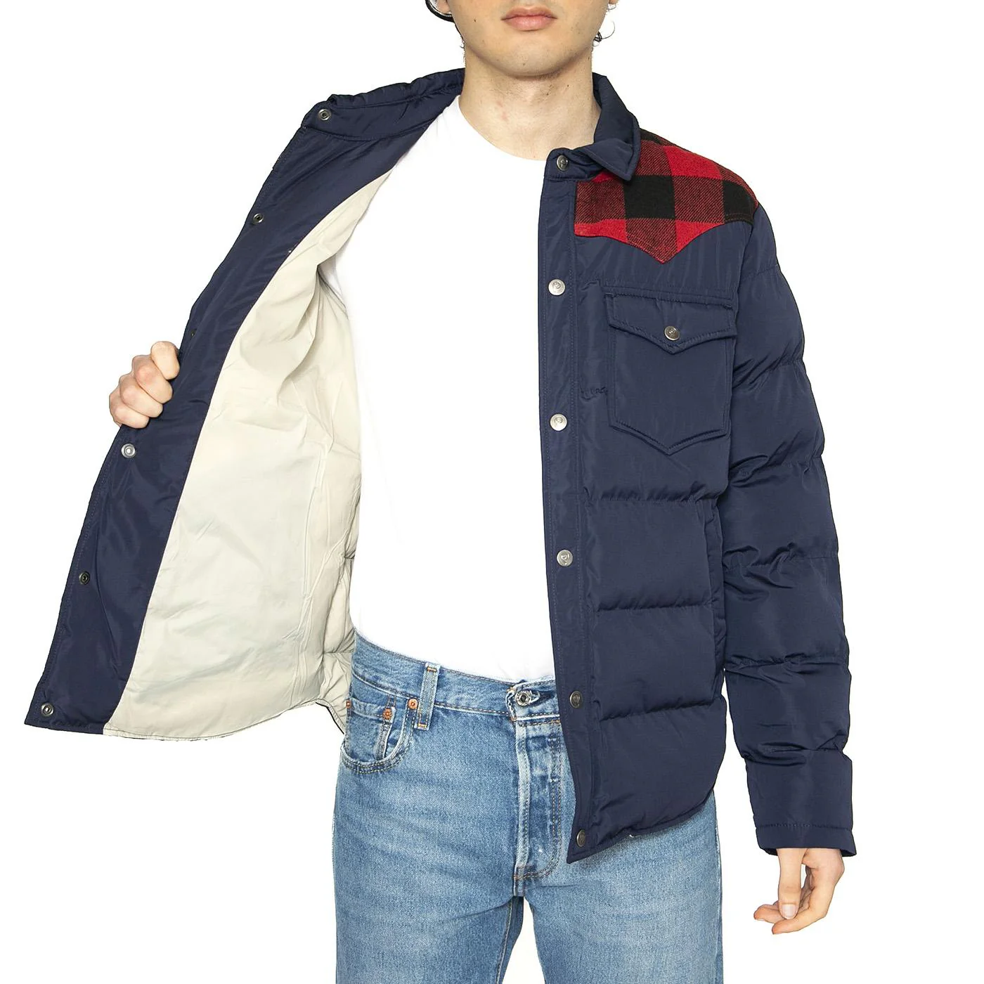 Rockford Primaloft Jacket Navy Blazer - Giacca Smanicata Uomo Blu  Uomo PENFIELD - Image 4