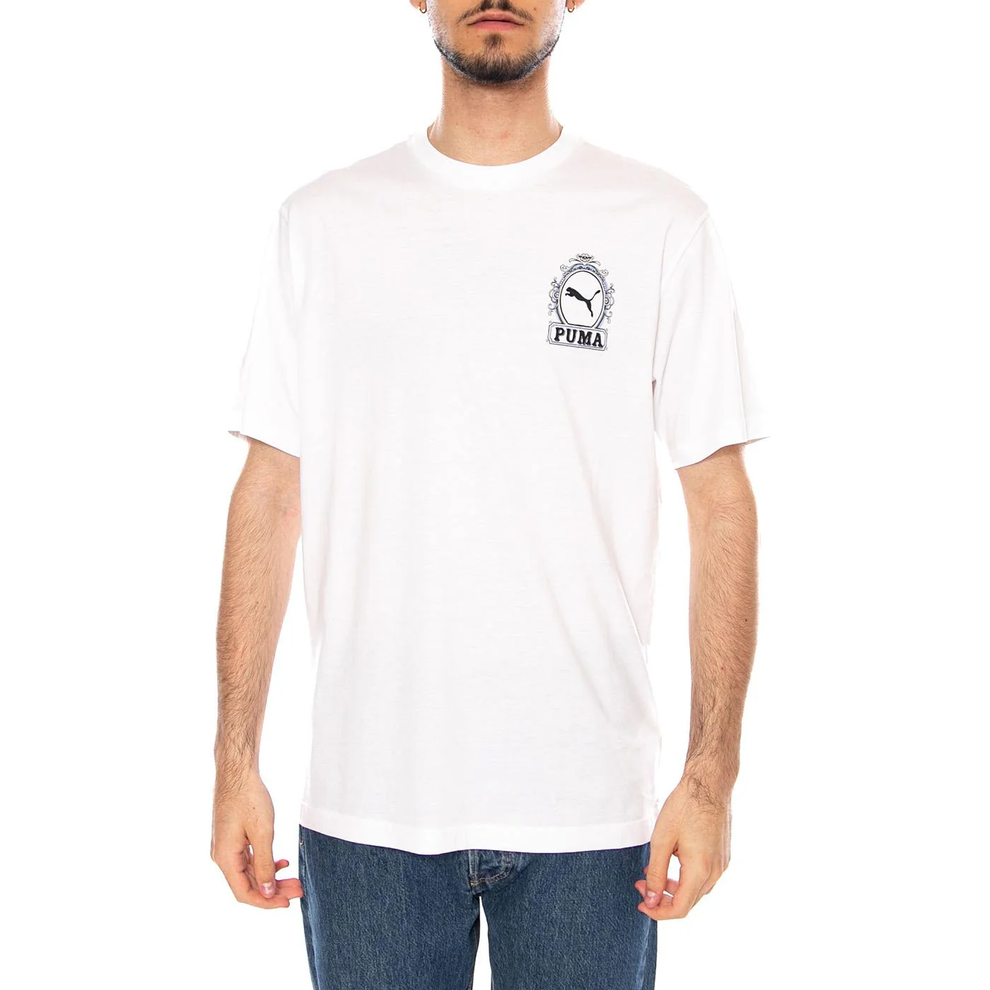 GRAPHIC TEE WHITE - Maglietta Girocollo Uomo Bianca Uomo PUMA - Image 2