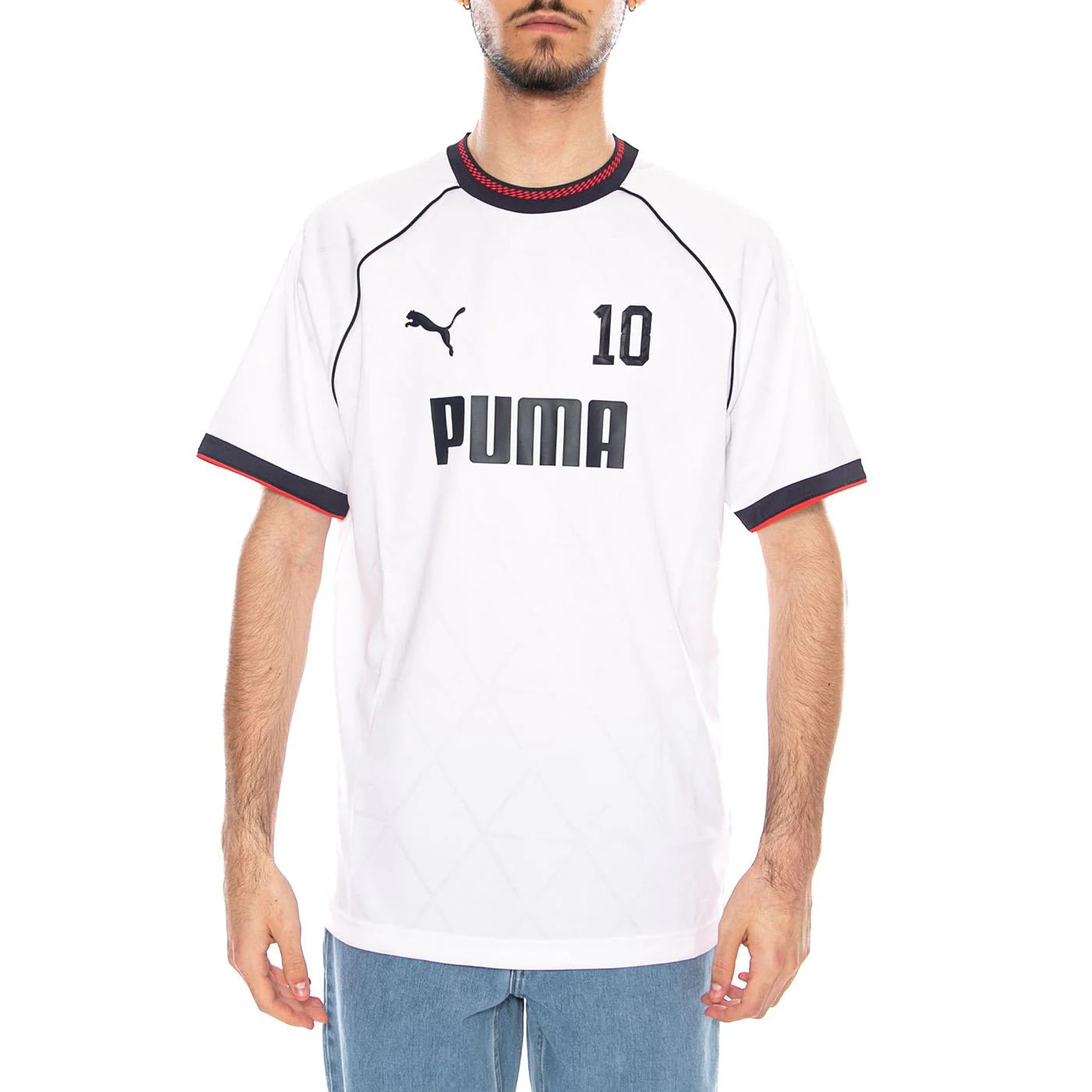 PUMA Sport Football Jersey White - Maglietta Girocollo Uomo Bianca Uomo PUMA - Image 2