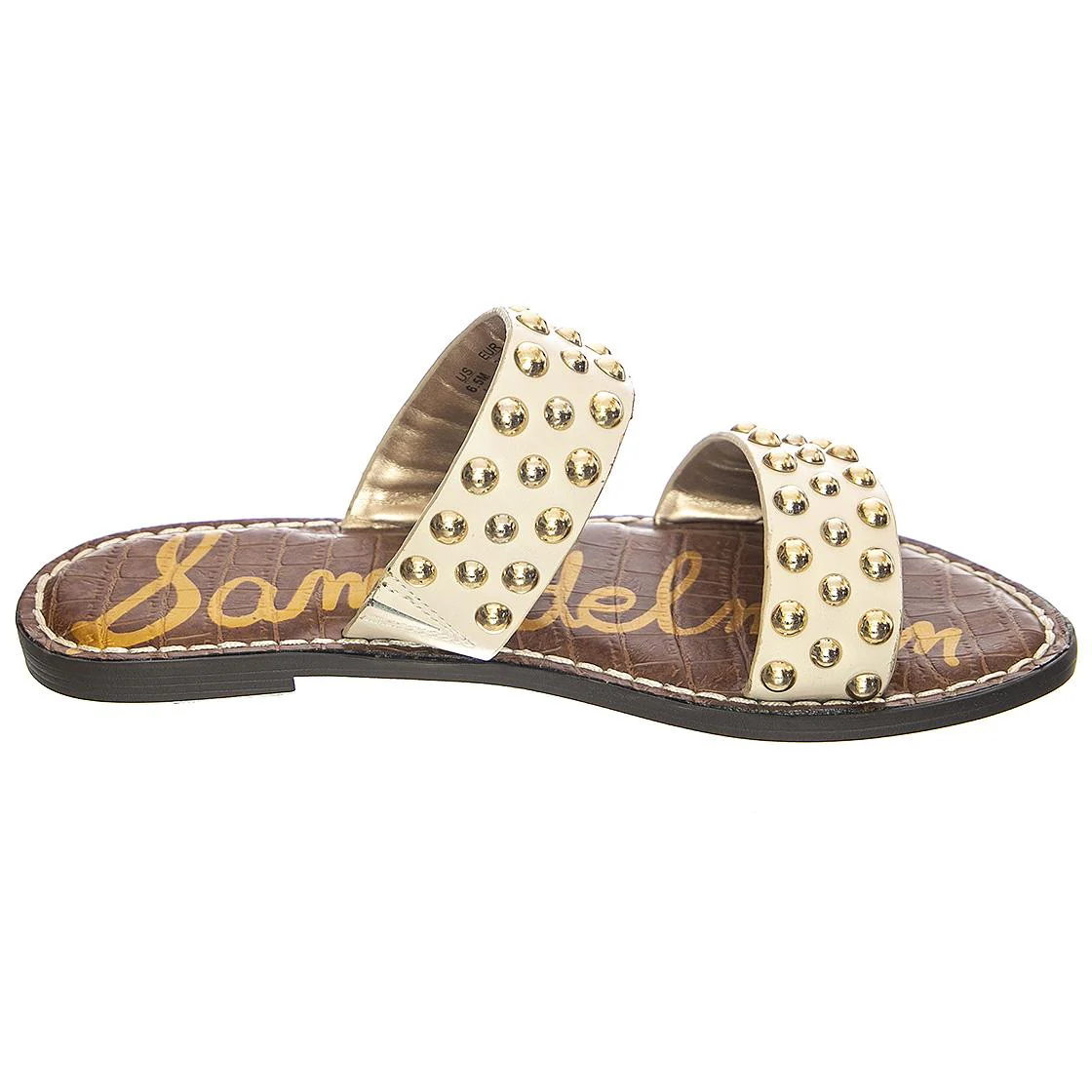 GIANETTA - Sandali Bassi con Borchie Donna Beige Donna SAM EDELMAN - Image 2