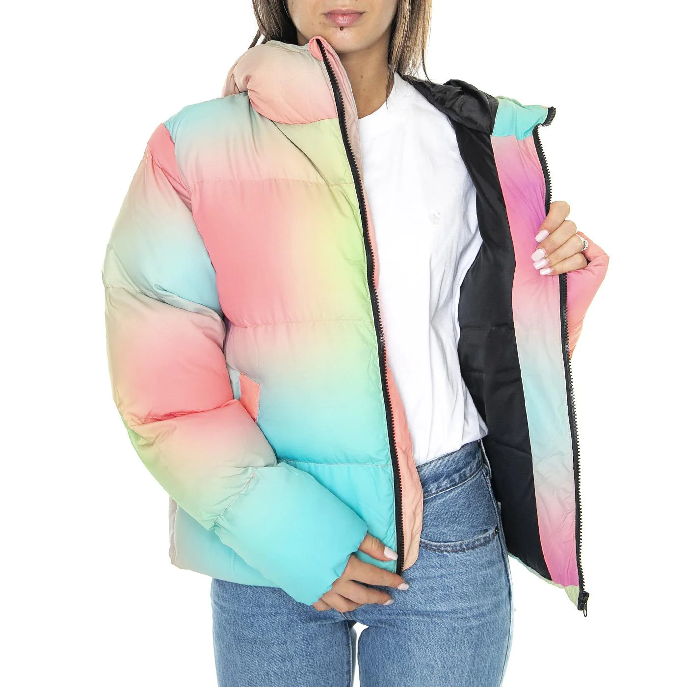 Glow Quilted Jacket All Over Print - Giacca Donna Multicolore Donna SANTA CRUZ - Image 4