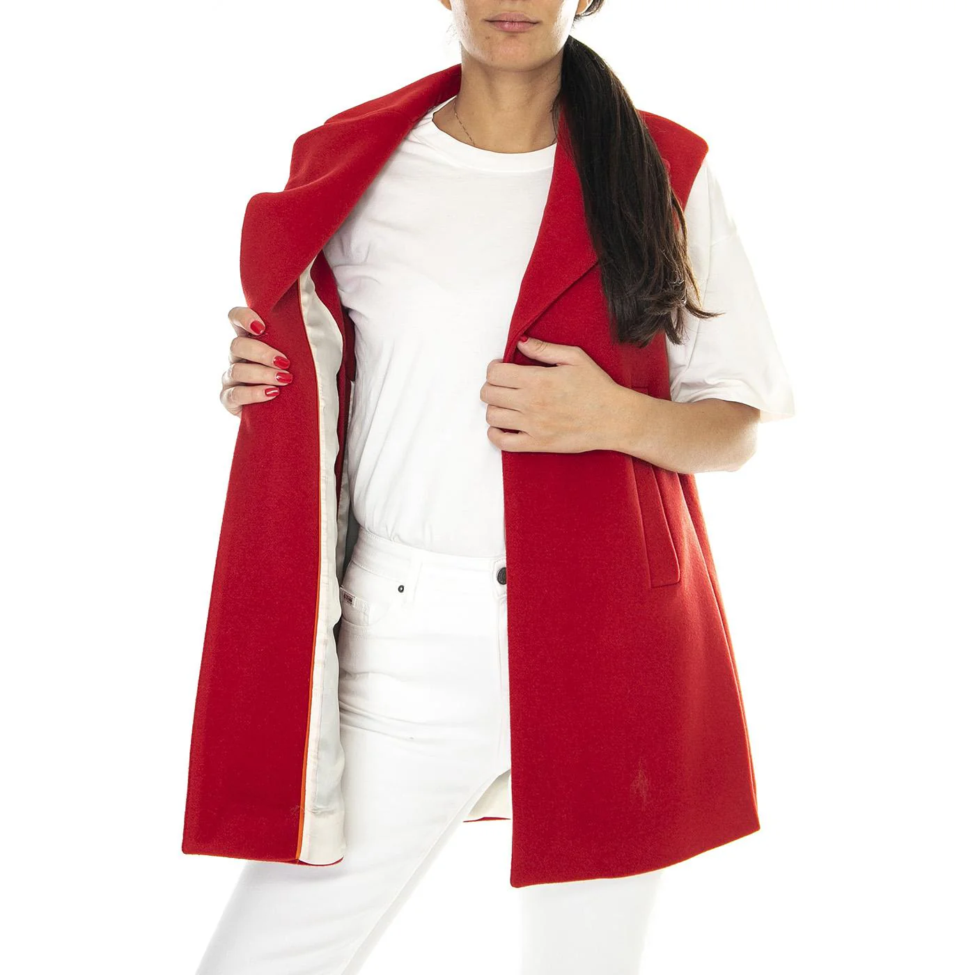 Capospalla Donna 410 Rosso Red Jacket  Donna SKILLS - Image 4