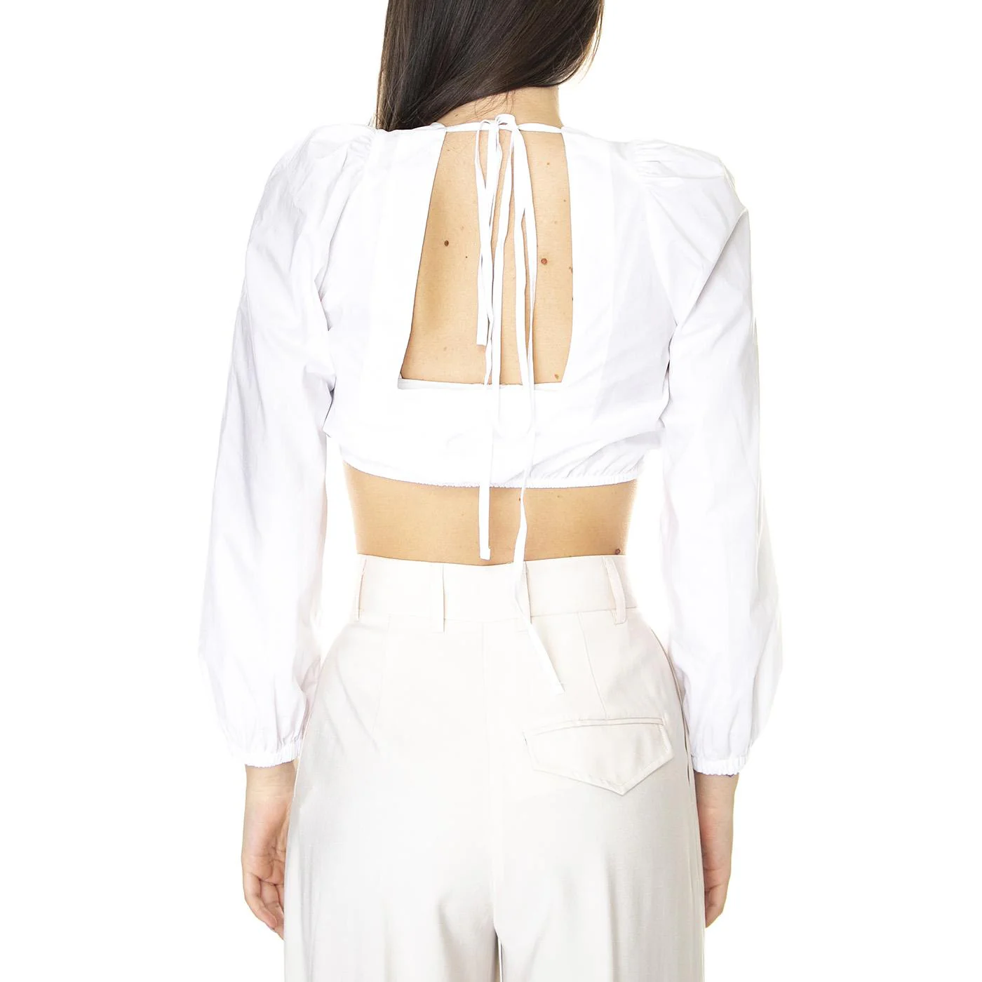 W255T07W511- Top Donna 000 Bianco Donna SKILLS - Image 3