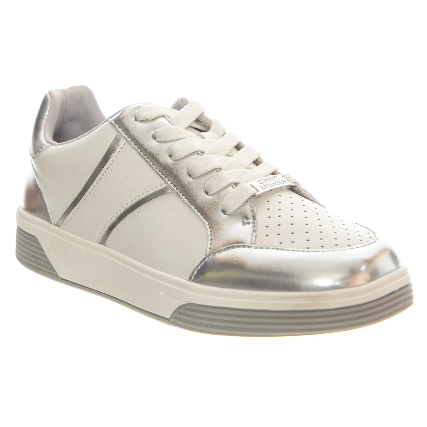 AXIS-SM SIL MULTI WHITE - Scarpe Stringate Donna Bianche Donna STEVE MADDEN - Image 2