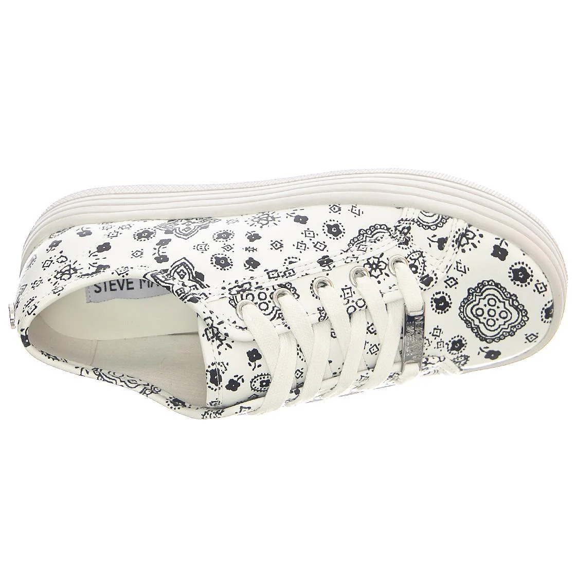 Bobbi - Scarpe Stringate Profilo Basso Donna Bianche Donna STEVE MADDEN - Image 6