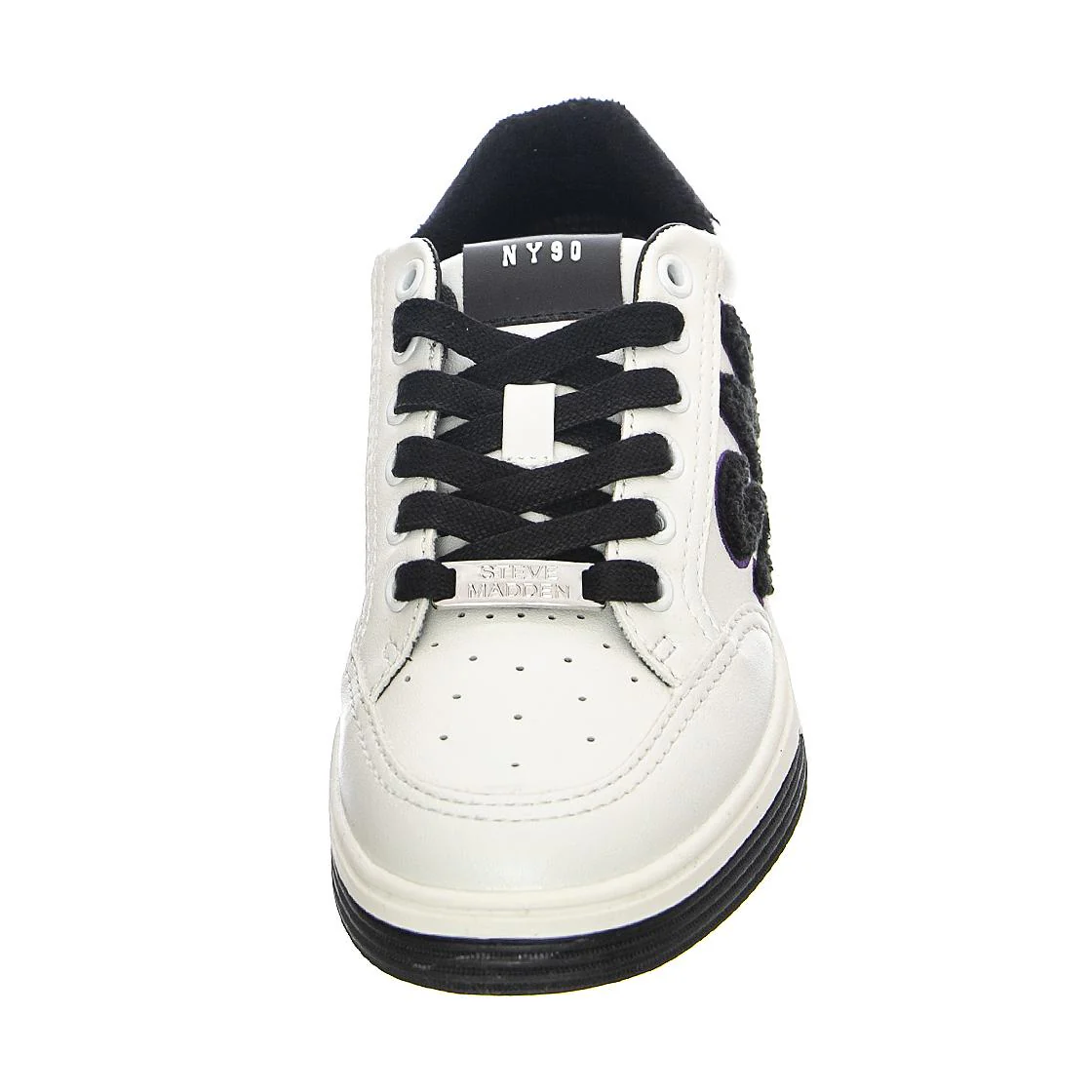 Perks Action - Scarpe Stringate Profilo Basso Donna Bianche / Nere  Donna STEVE MADDEN - Image 3