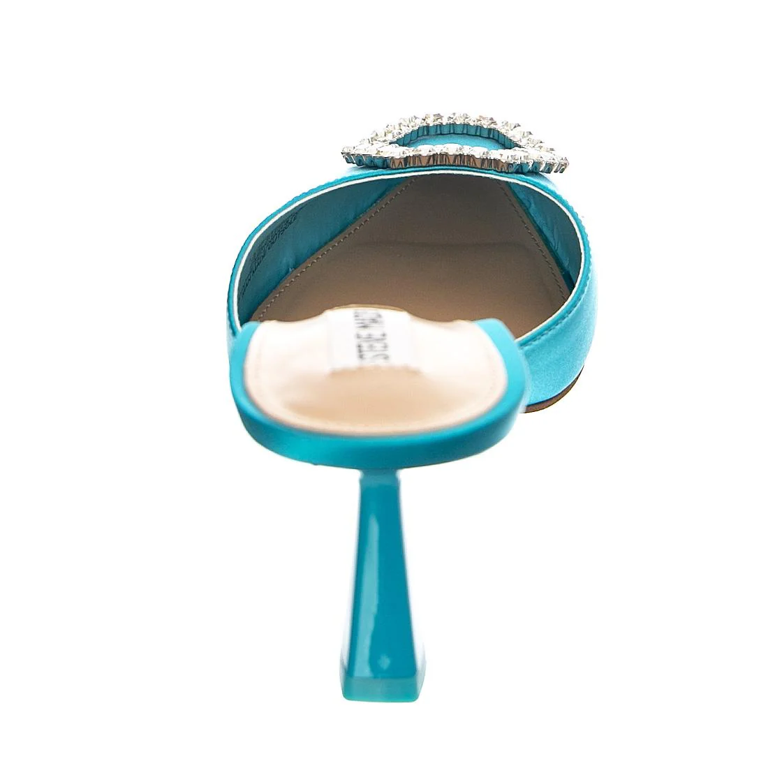 Luxe City Teal Satin - Sandali Donna Blu Donna STEVE MADDEN - Image 4