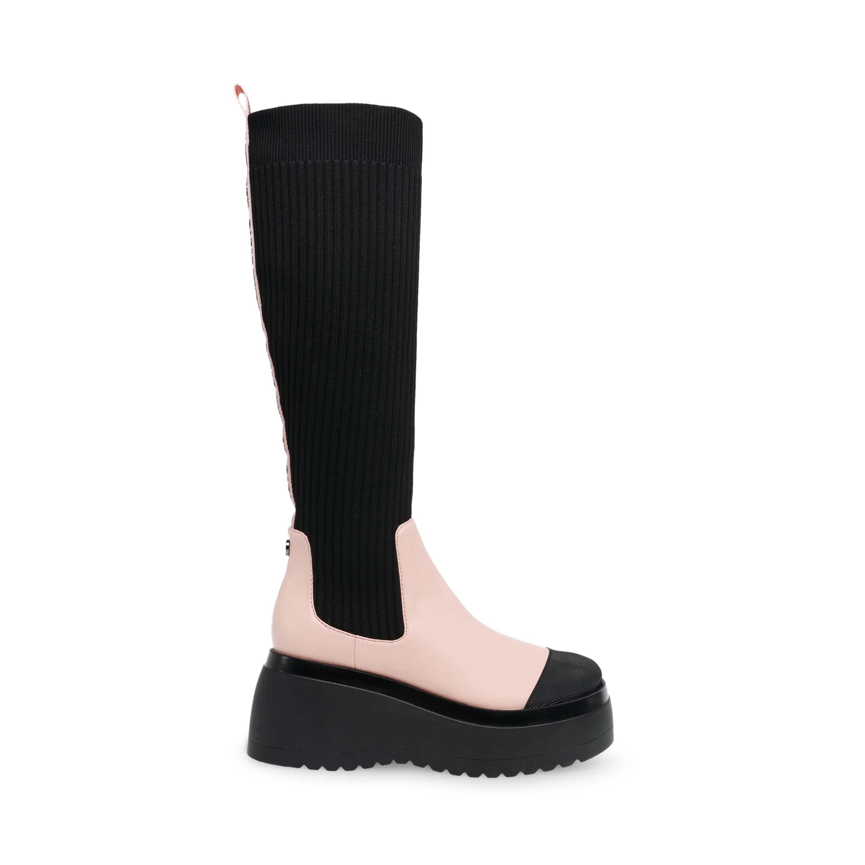 Dagget Pink / Black - Stivali Donna Rosa / Neri  Donna STEVE MADDEN