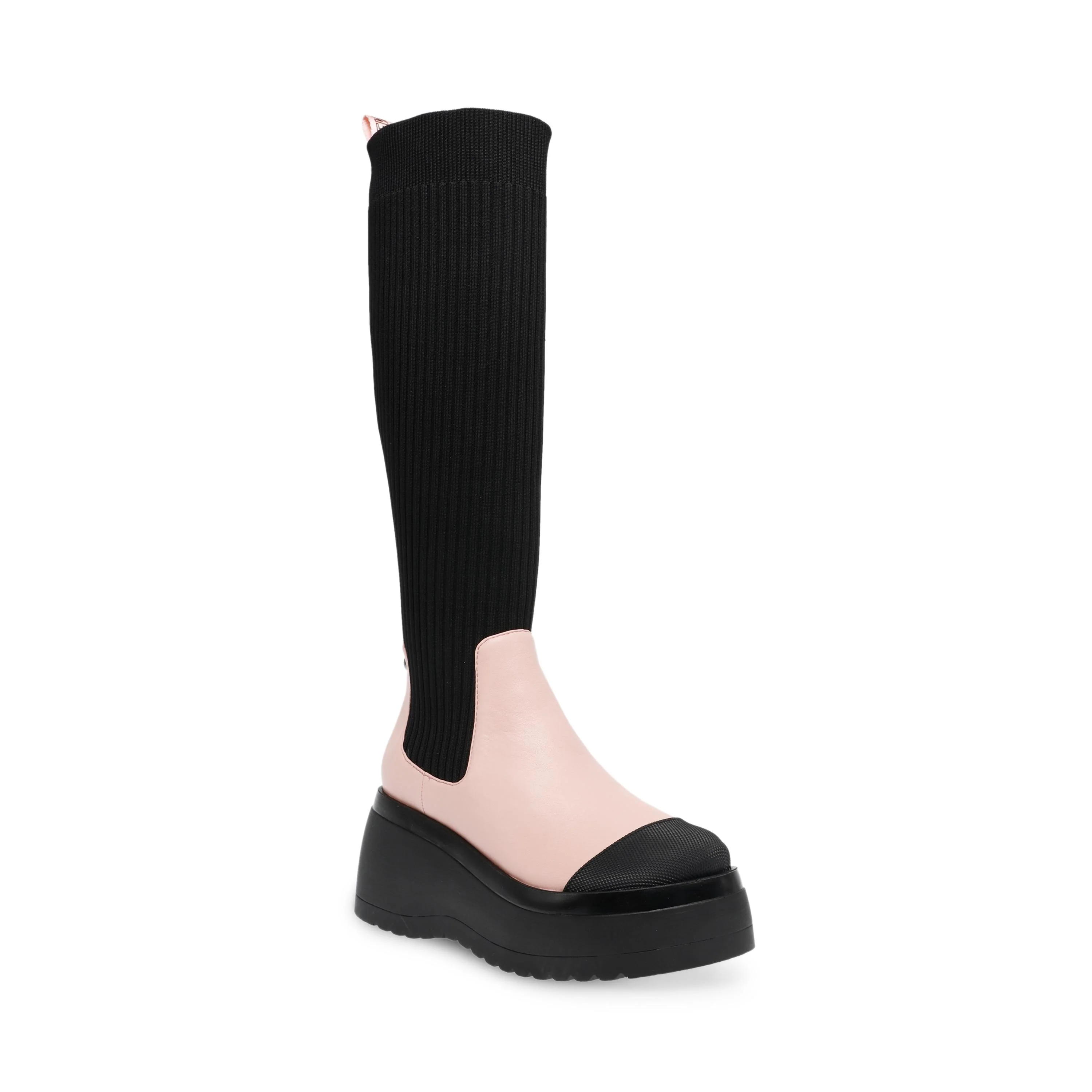 Dagget Pink / Black - Stivali Donna Rosa / Neri  Donna STEVE MADDEN - Image 2