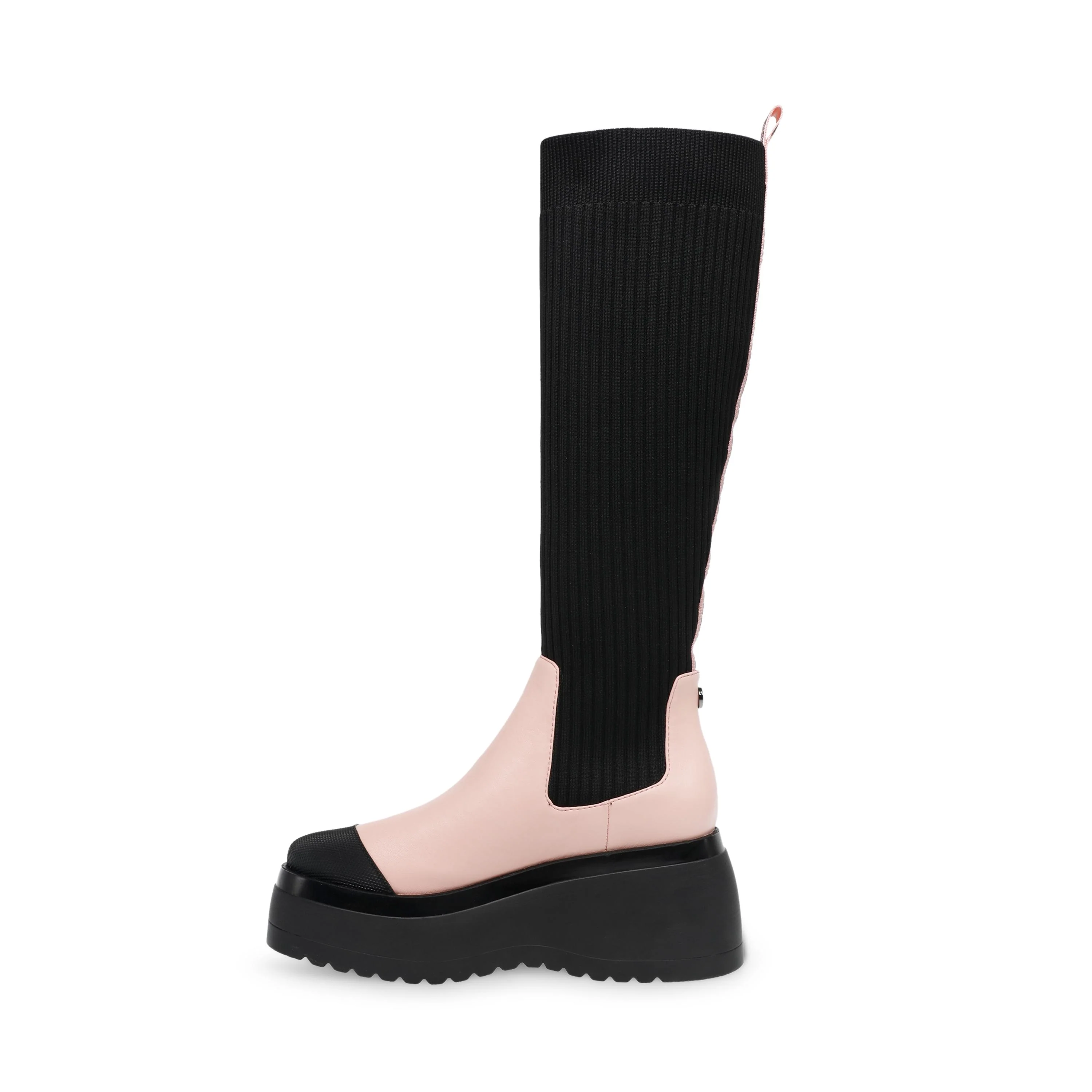 Dagget Pink / Black - Stivali Donna Rosa / Neri  Donna STEVE MADDEN - Image 4