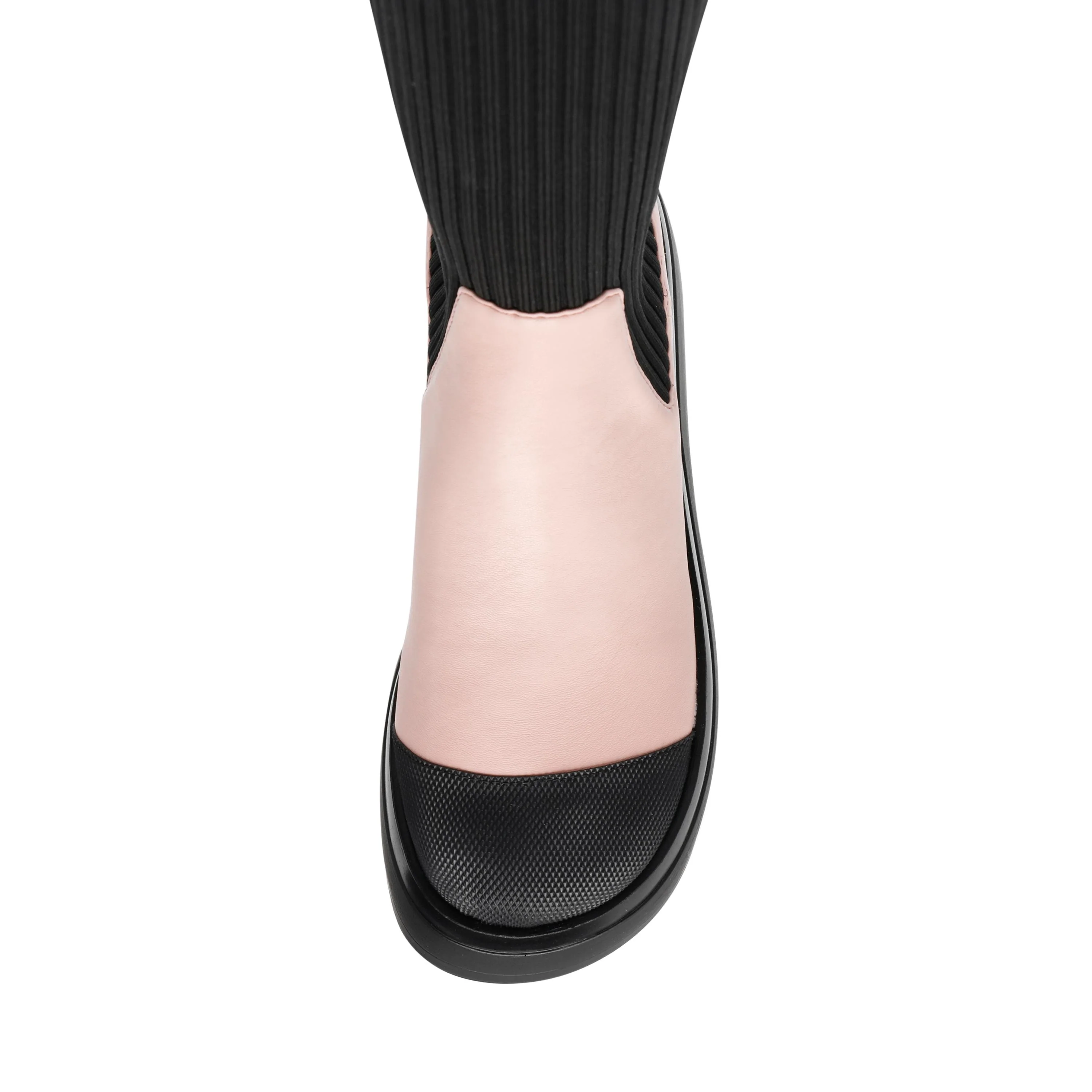 Dagget Pink / Black - Stivali Donna Rosa / Neri  Donna STEVE MADDEN - Image 7