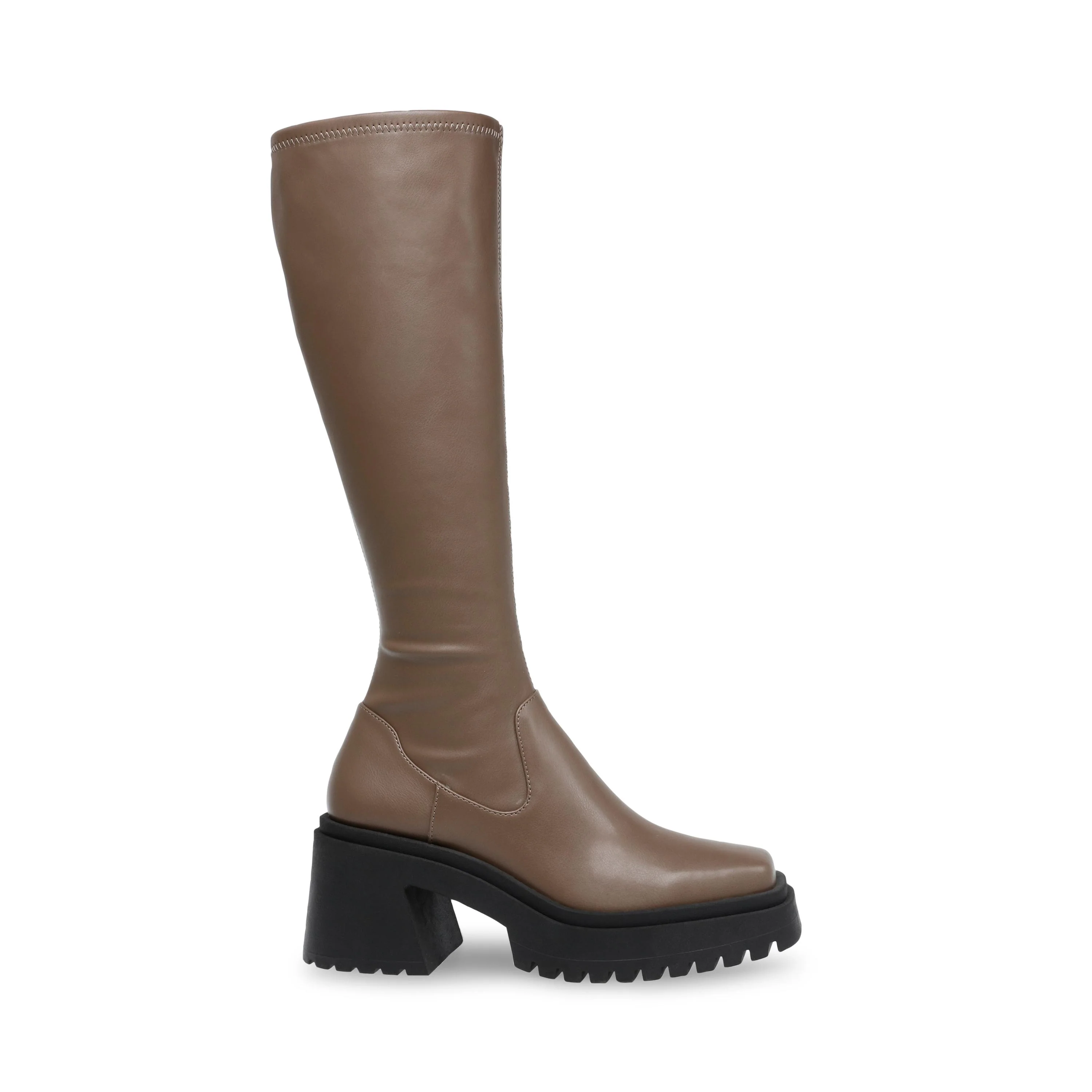 Frontier Dark Taupe - Stivali Alti Donna Marroni Donna STEVE MADDEN