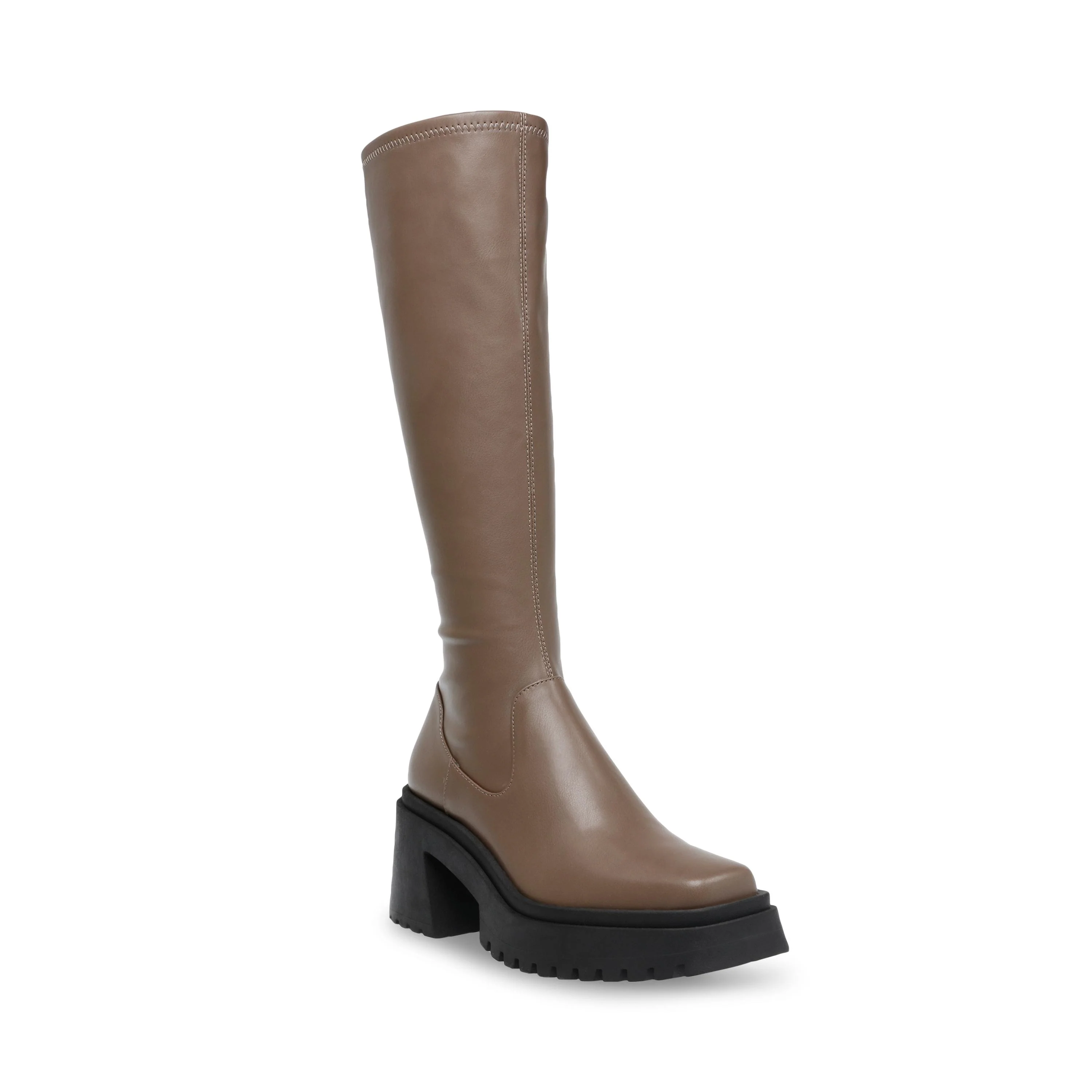 Frontier Dark Taupe - Stivali Alti Donna Marroni Donna STEVE MADDEN - Image 2