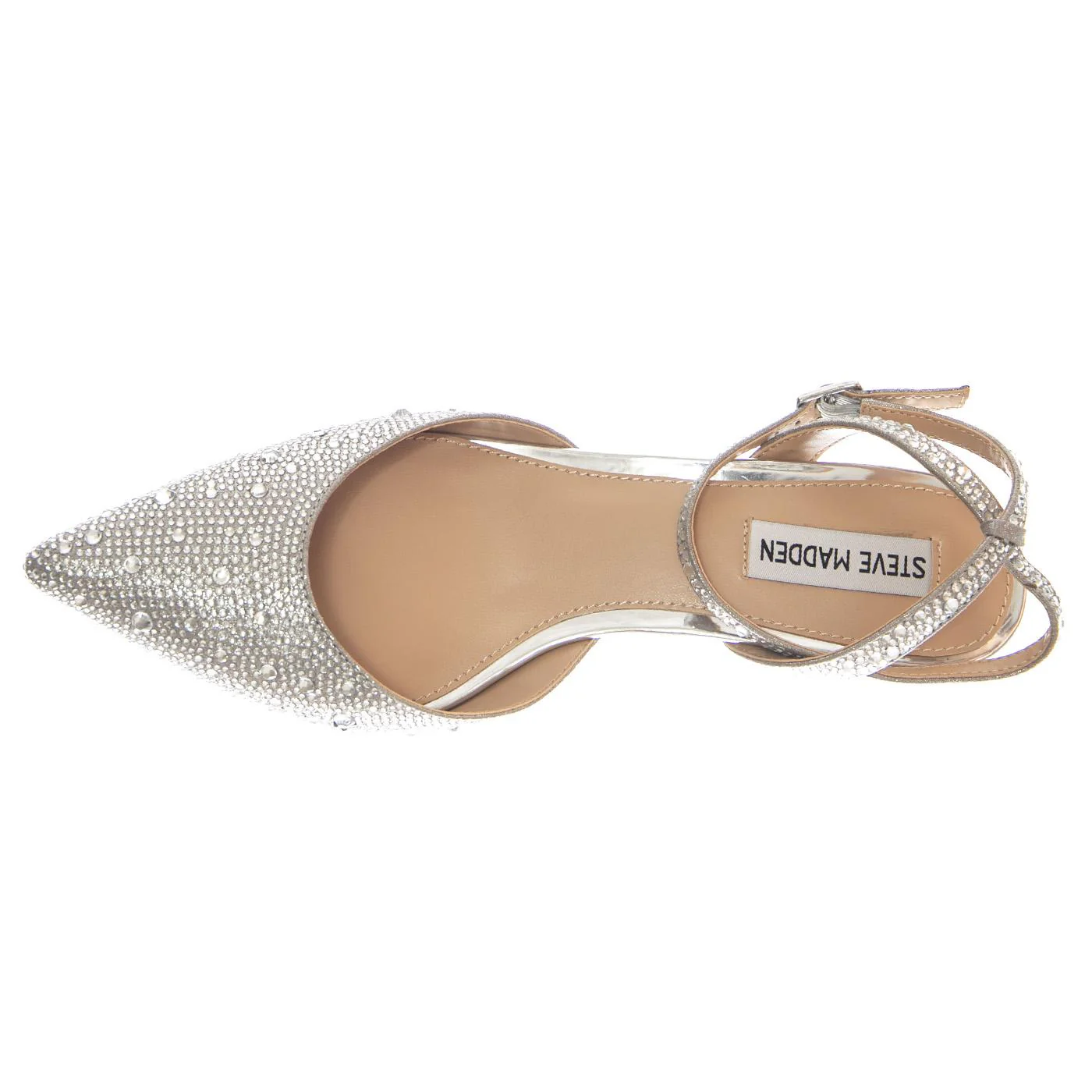 KITTIE SILVER - Sandali Donna Crema / Argento  Donna STEVE MADDEN - Image 6