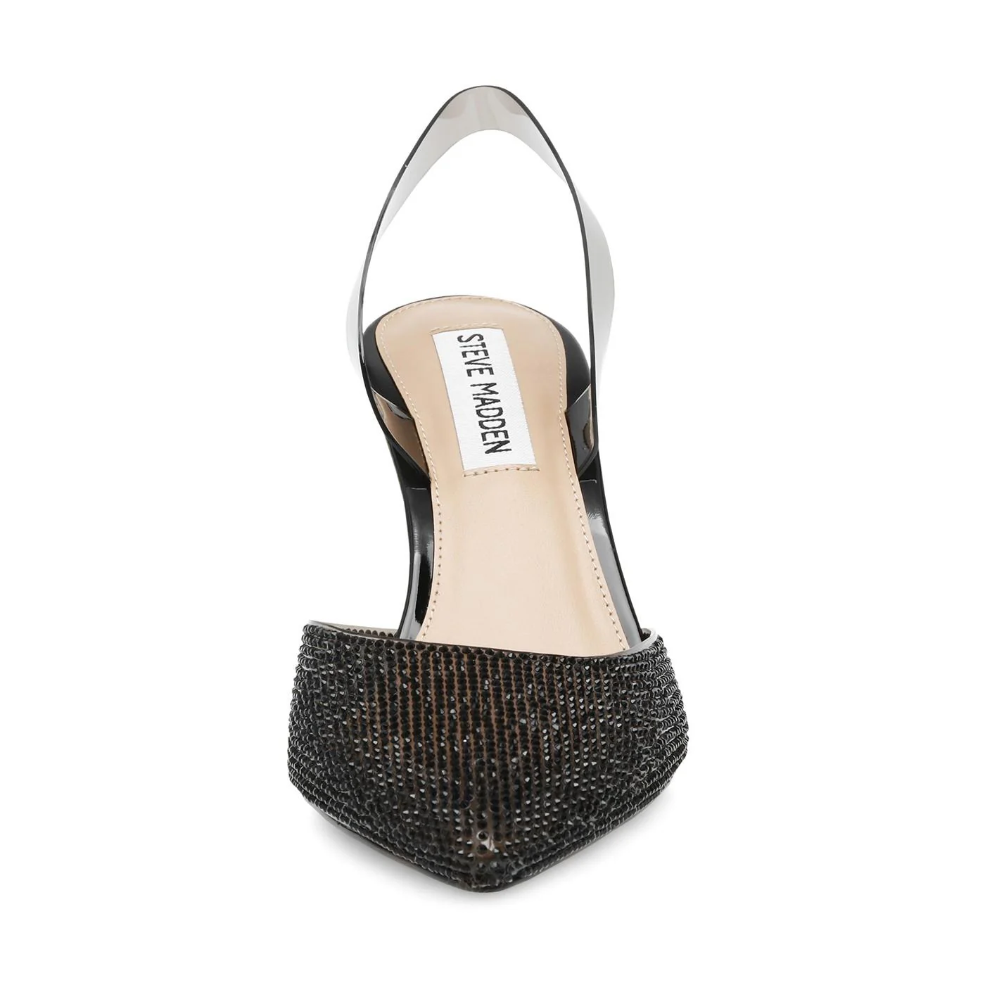 Lucyle Black Crystal Color Vinyl + Matching Stones - Scarpe Décolleté Donna Nere  Donna STEVE MADDEN - Image 3