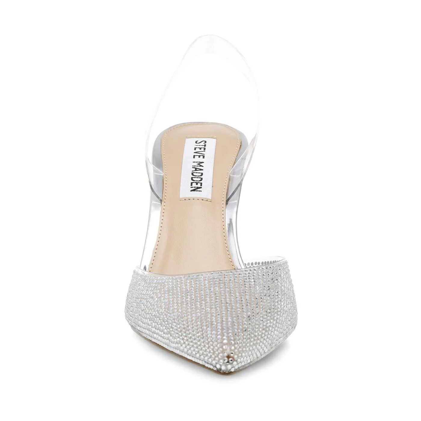 Lucyle Silver Clear Vinyl + Clear Stones - Scarpe Décolleté Donna Bianco / Argento  Donna STEVE MADDEN - Image 3
