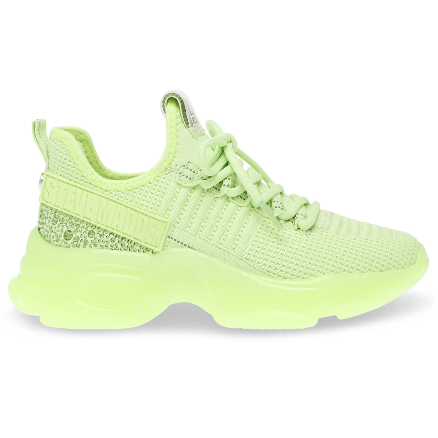 Maxilla-R Neon Lime - Scarpe Stringate Profilo Basso Donna Verdi Donna STEVE MADDEN - Image 2