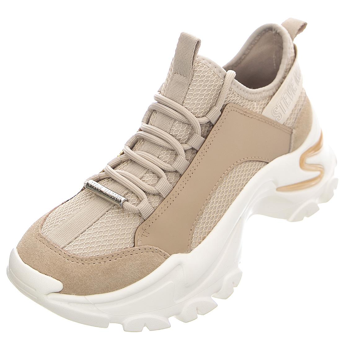 Medusa - Scarpe Stringate Profilo Basso Donna Beige Donna STEVE MADDEN