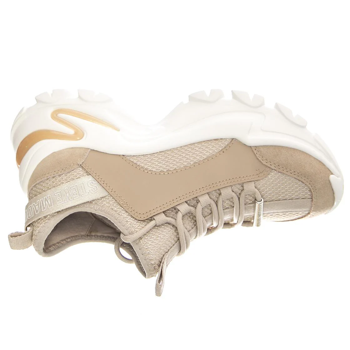 Medusa - Scarpe Stringate Profilo Basso Donna Beige Donna STEVE MADDEN - Image 6