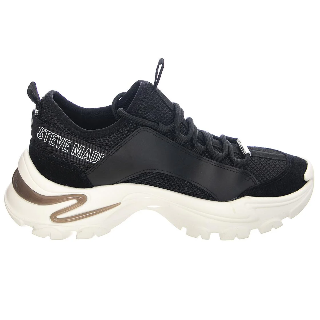 Medusa - Scarpe Stringate Profilo Basso Donna Nere Donna STEVE MADDEN - Image 2