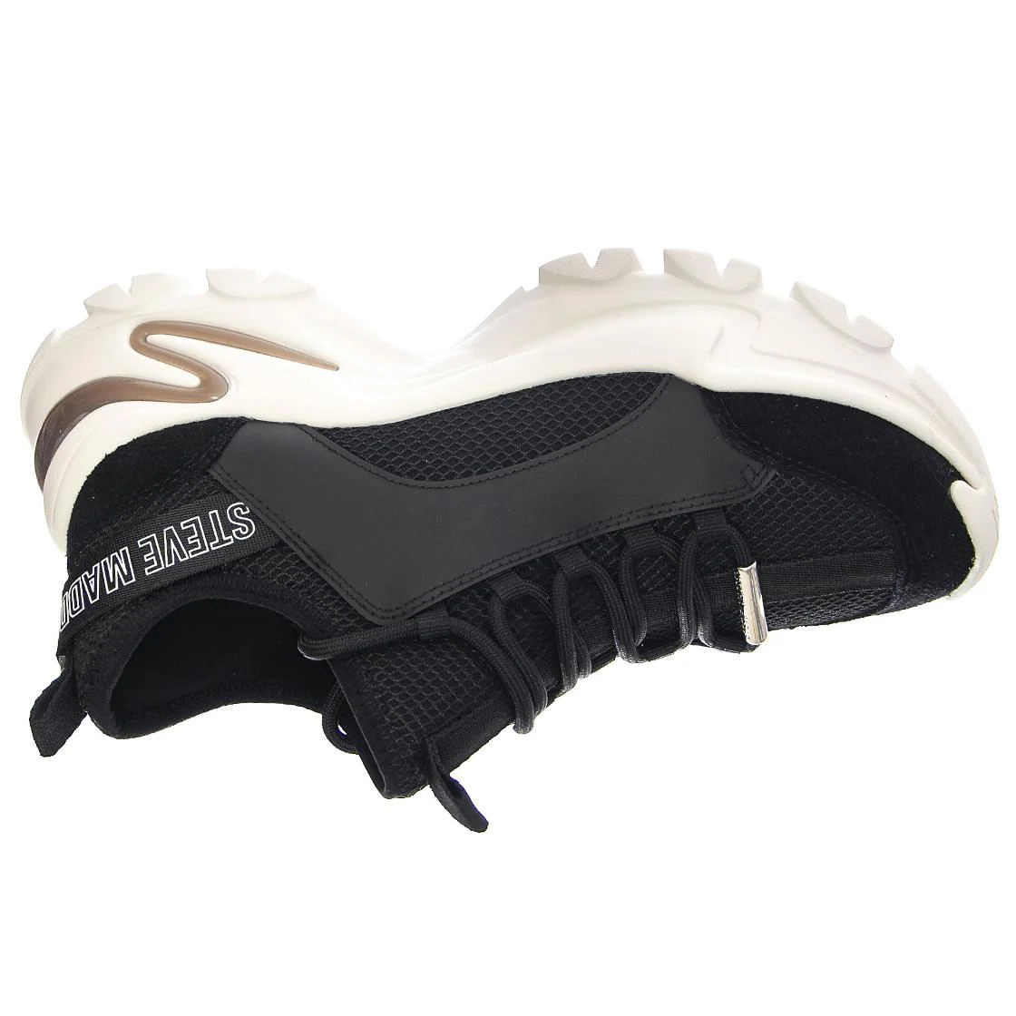 Medusa - Scarpe Stringate Profilo Basso Donna Nere Donna STEVE MADDEN - Image 6