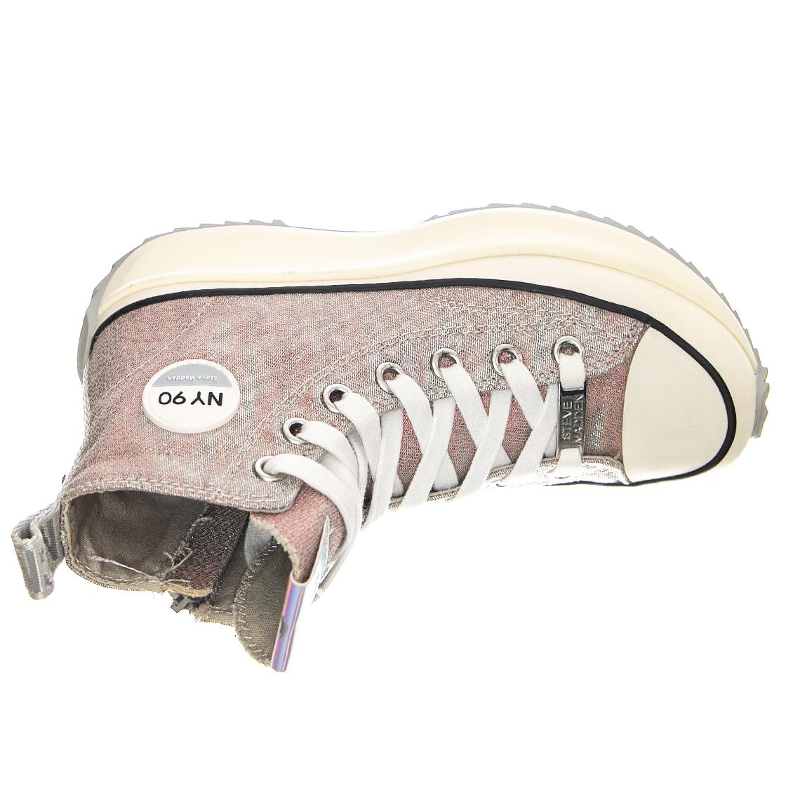 Shark - Scarpe Stringate Profilo Alto Donna Multicolore / Glitter  Donna STEVE MADDEN - Image 6