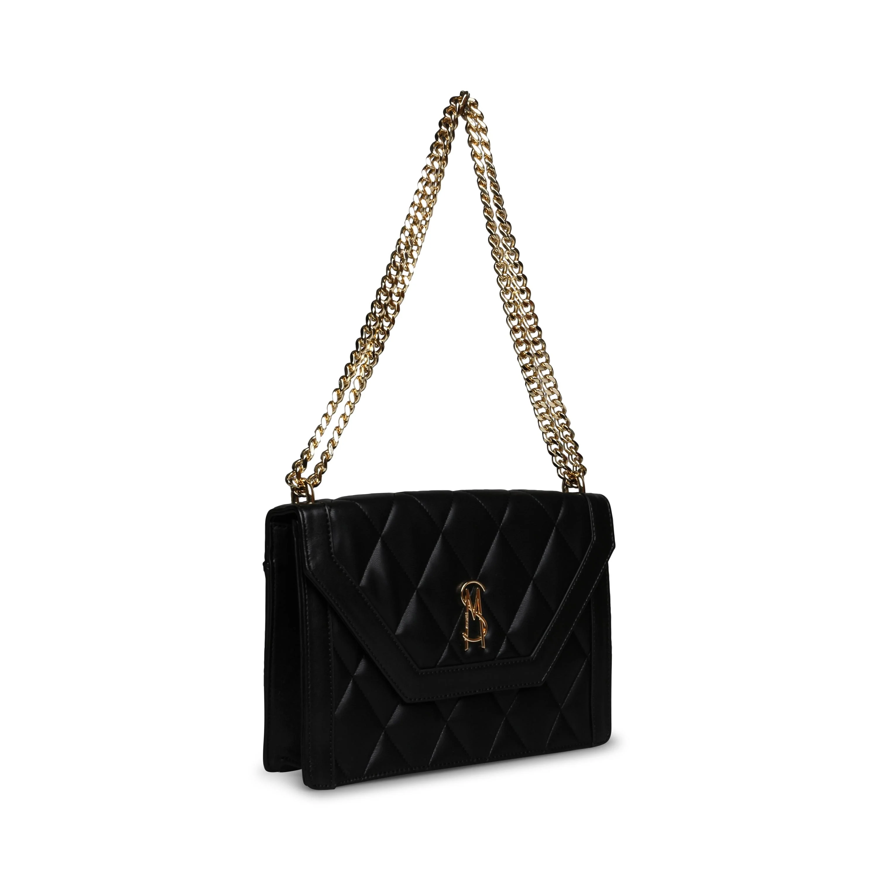 BDiablo Black / Gold - Borsa a Tracolla Nera ACCESSORI STEVE MADDEN