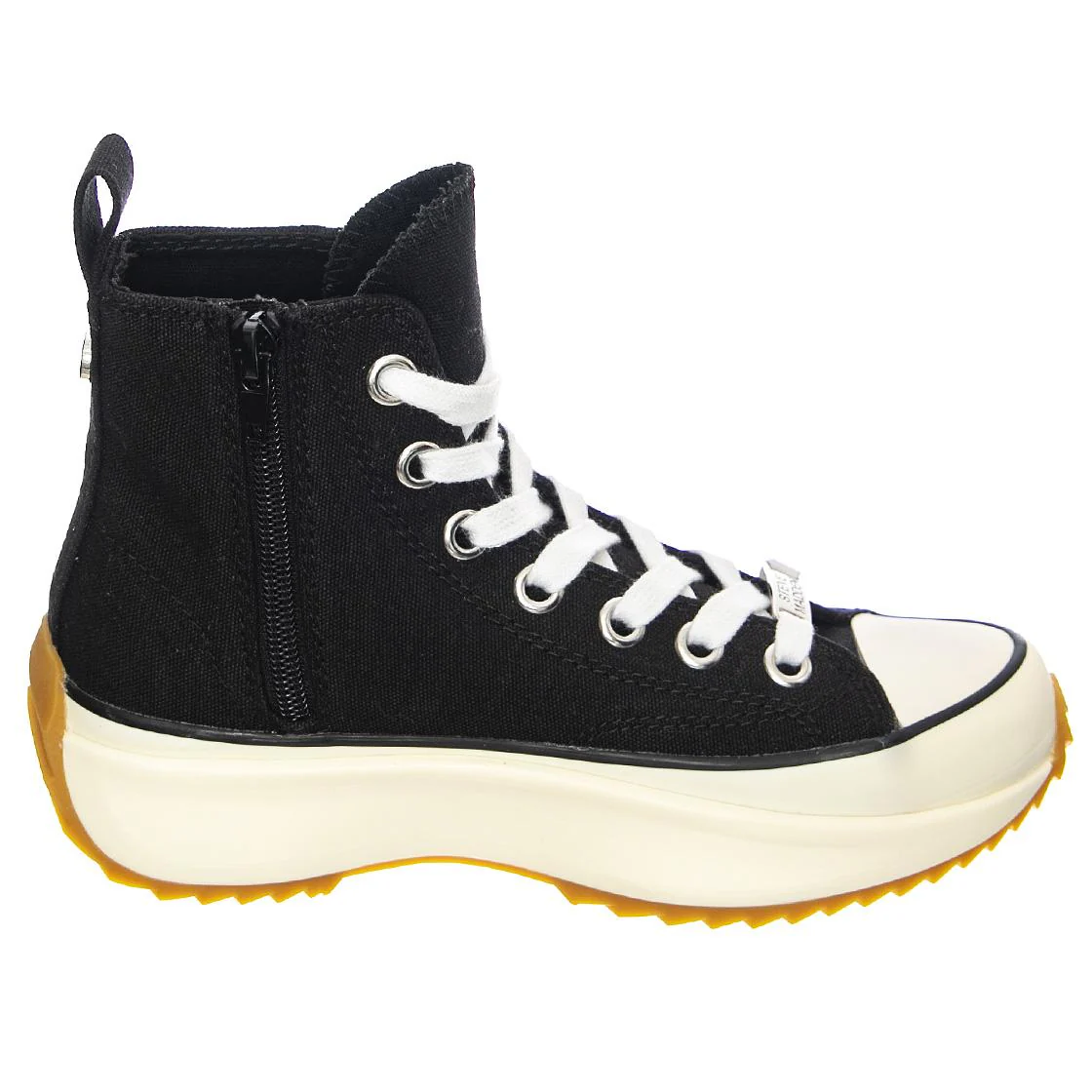 Shark - Scarpe Stringate Profilo Alto Donna Nere  Donna STEVE MADDEN - Image 2