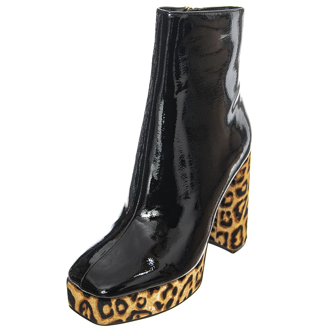 Lucrative - Stivaletti Profilo alla Caviglia Donna Neri / Leopard Donna STEVE MADDEN