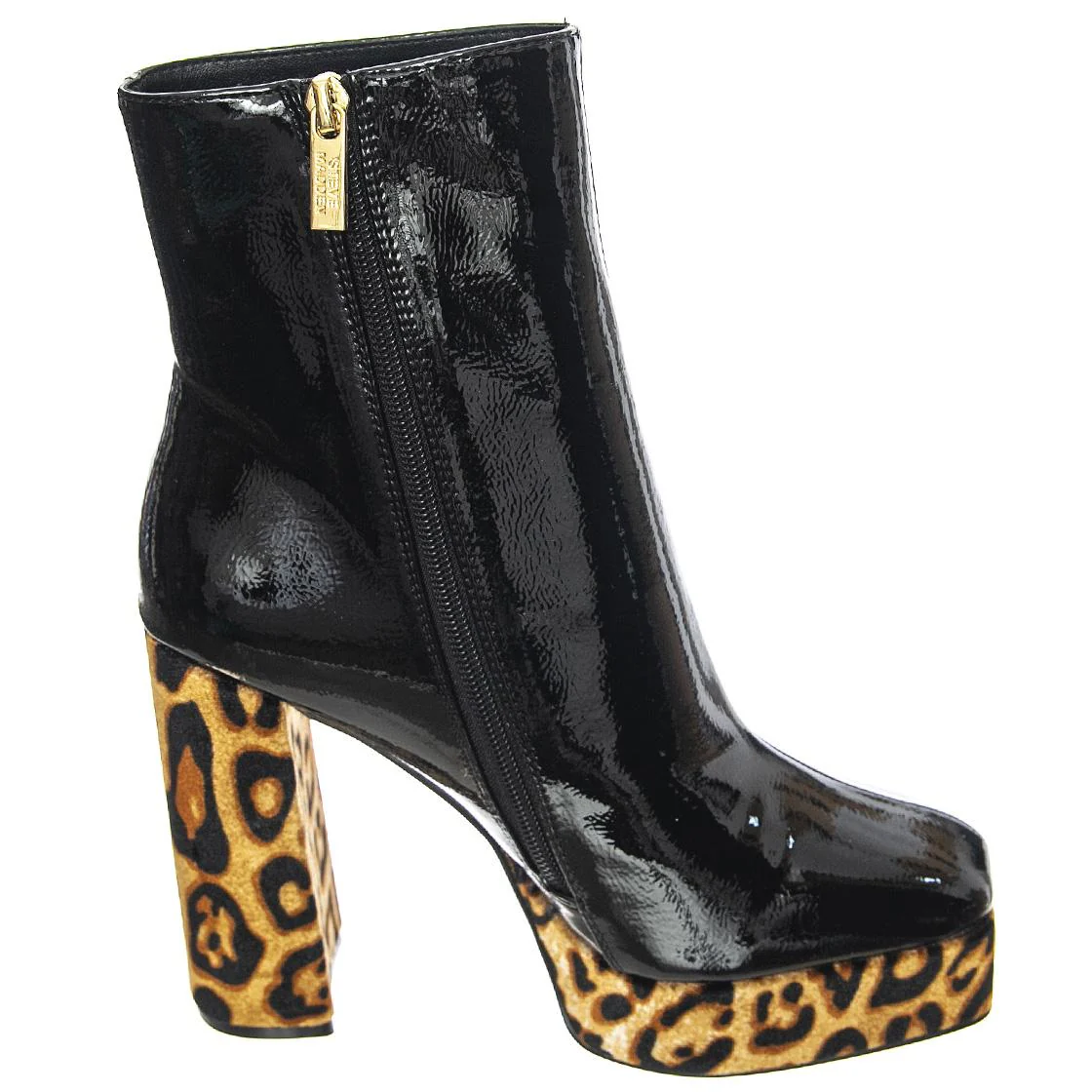 Lucrative - Stivaletti Profilo alla Caviglia Donna Neri / Leopard Donna STEVE MADDEN - Image 2