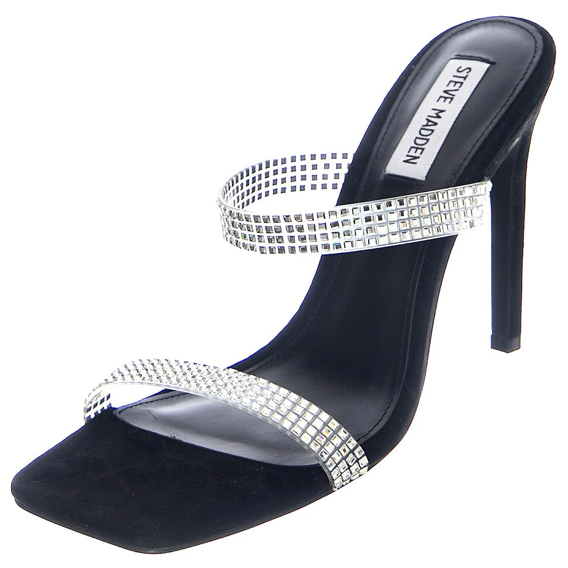 Milani - Sandali Donna Neri / Argento Donna STEVE MADDEN