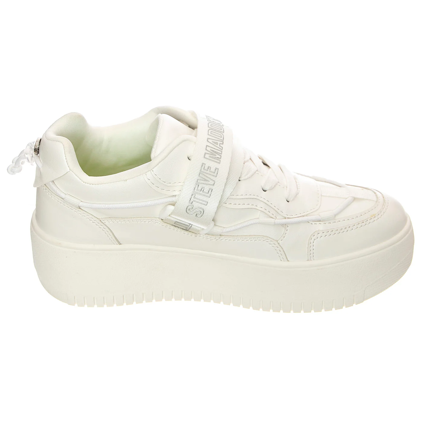 OFF COURT WHT / WHT - Scarpe Stringate Donna Bianche Donna STEVE MADDEN - Image 2