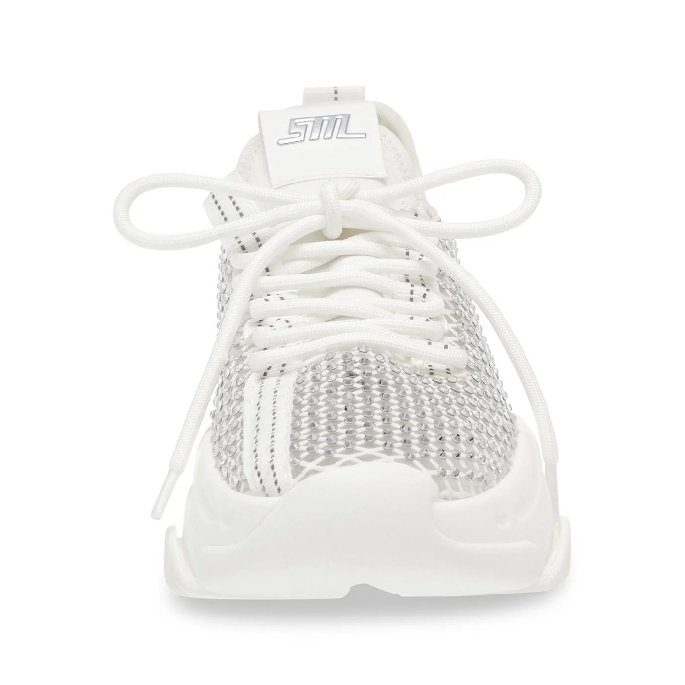 Poise White Mesh + TPU + Stones - Scarpe Stringate Profilo Basso Donna Multicolore Donna STEVE MADDEN - Image 3