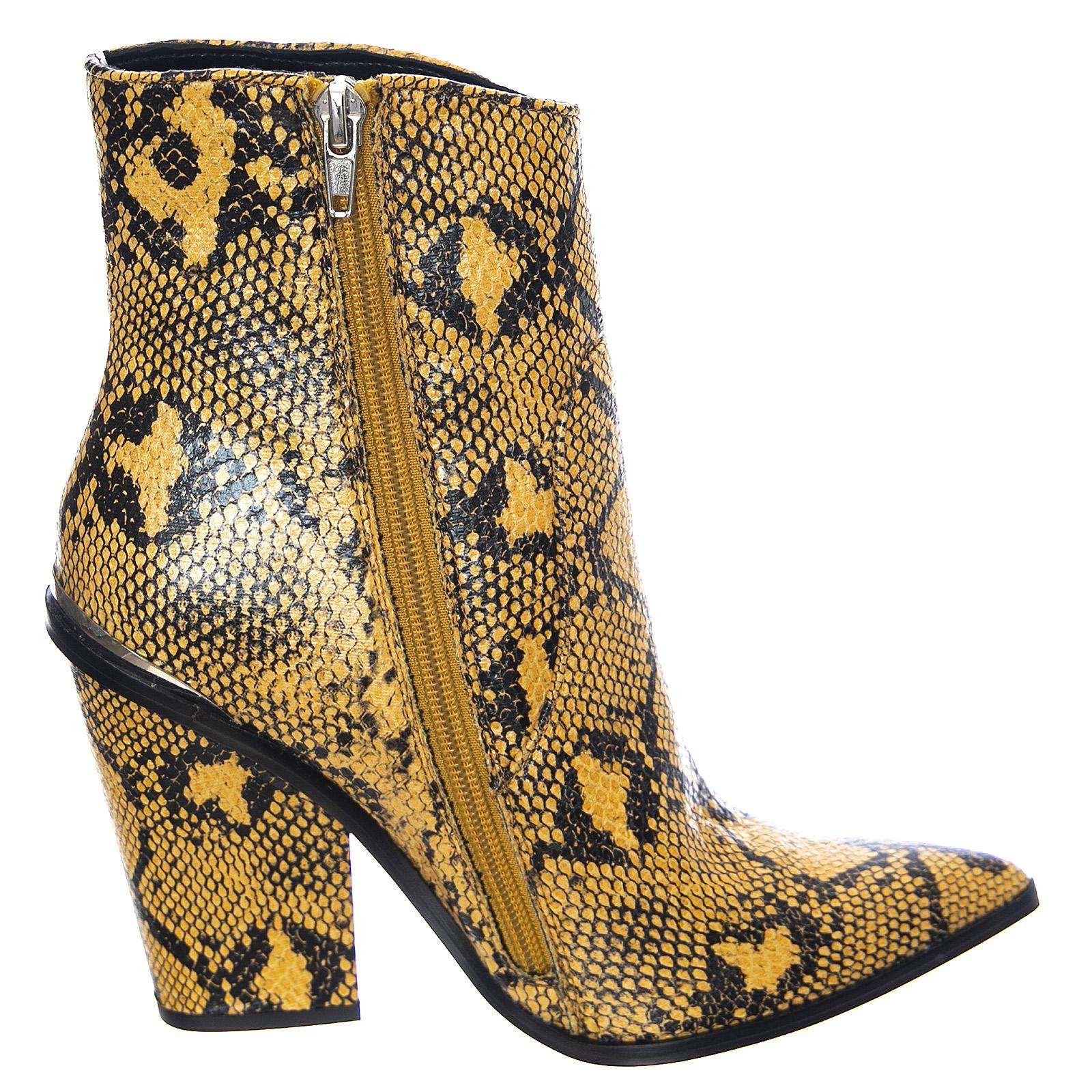 Rarely Ankle Boots - Yellow / Multi - Stivaletti alla Caviglia Donna Serpente / Multicolore Donna STEVE MADDEN - Image 2
