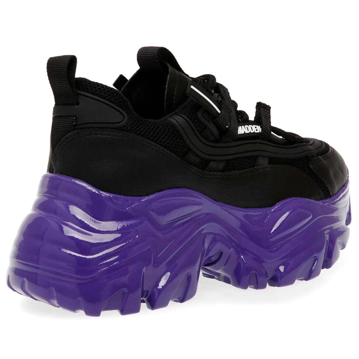 Recoupe Black / Purple - Scarpe Stringate Profilo Basso Donna Nere Donna STEVE MADDEN - Image 4