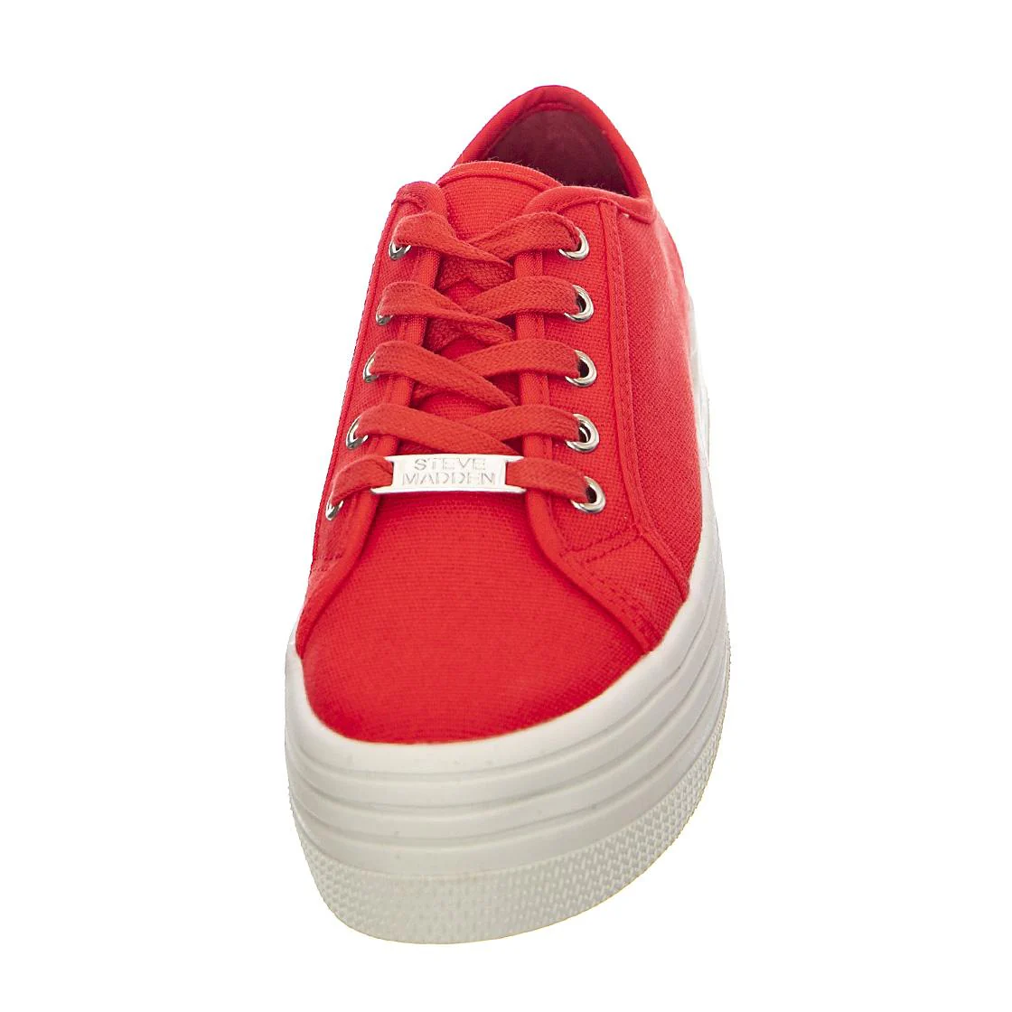 Bobbi - Scarpe Stringate Profilo Basso Donna Rosse  Donna STEVE MADDEN - Image 3