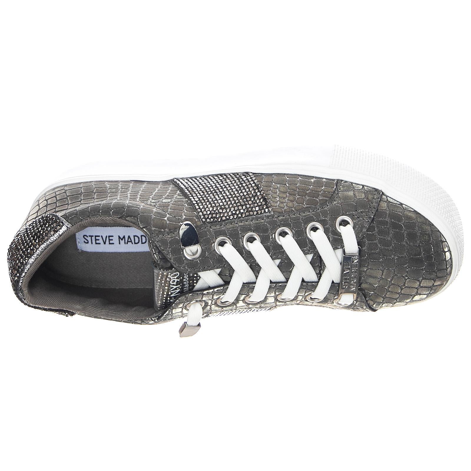 Especial Shoes - Pewter - Scarpe Stringate Profilo Basso Donna Argento Donna STEVE MADDEN - Image 6