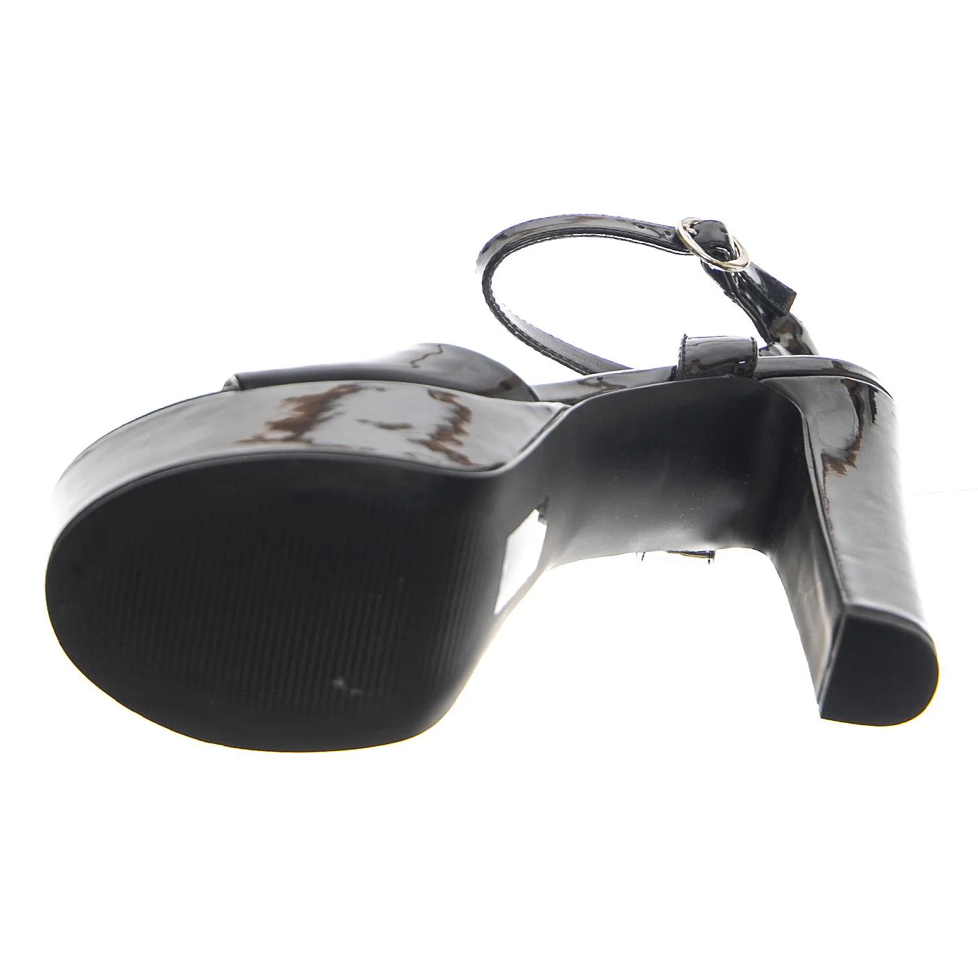 Skyla Black Patent - Sandali Donna Neri Donna STEVE MADDEN - Image 5
