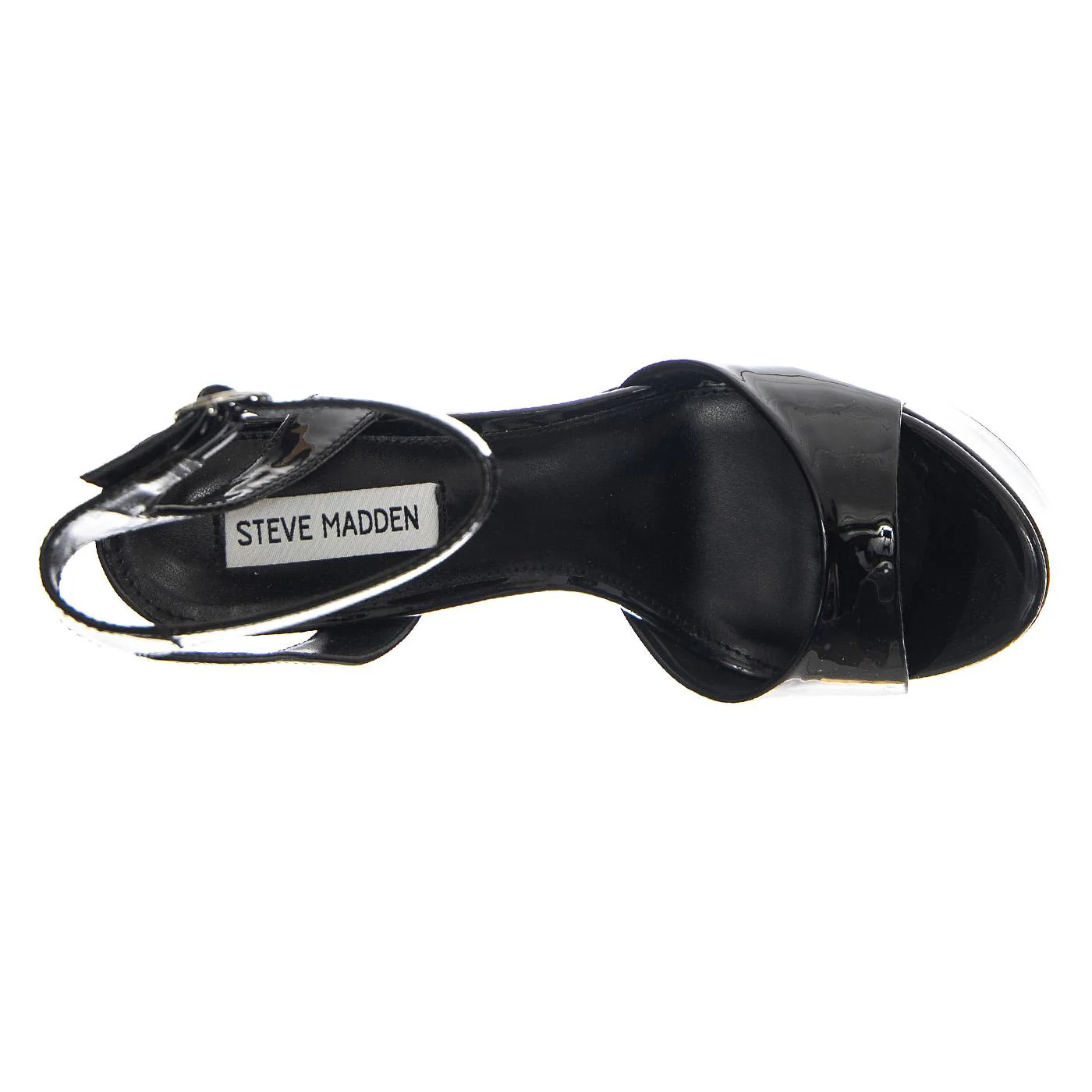 Skyla Black Patent - Sandali Donna Neri Donna STEVE MADDEN - Image 6