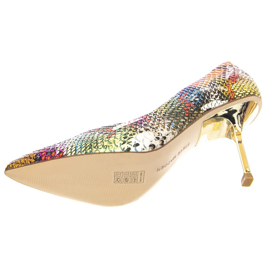 STANZE MULTI SNAKE - Scarpe Décolleté Donna Serpente Multicolore Donna STEVE MADDEN - Image 5